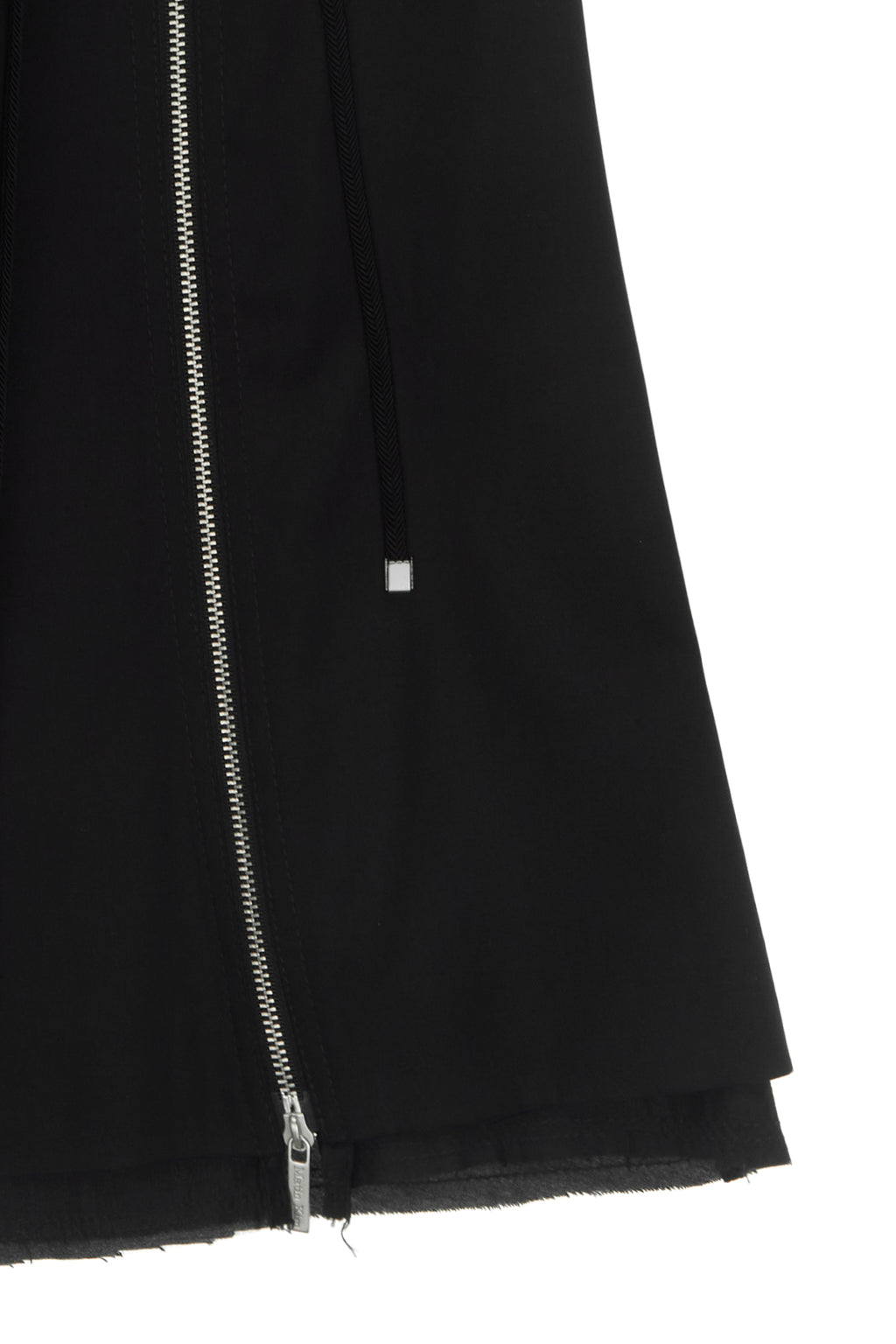 Matin Kim - String Point Layered Pleats Skirt (Black) product image 4 | TRAB K-Fashion Australia
