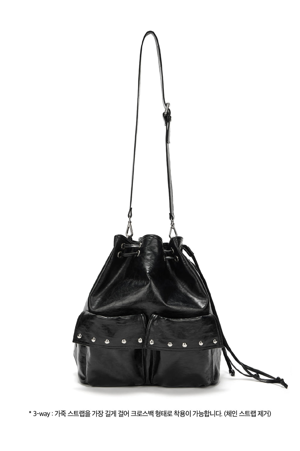 Deinet - Deinet 5-Way Stud Pocket Multi Bag (Black) product image 5 | TRAB K-Fashion Australia