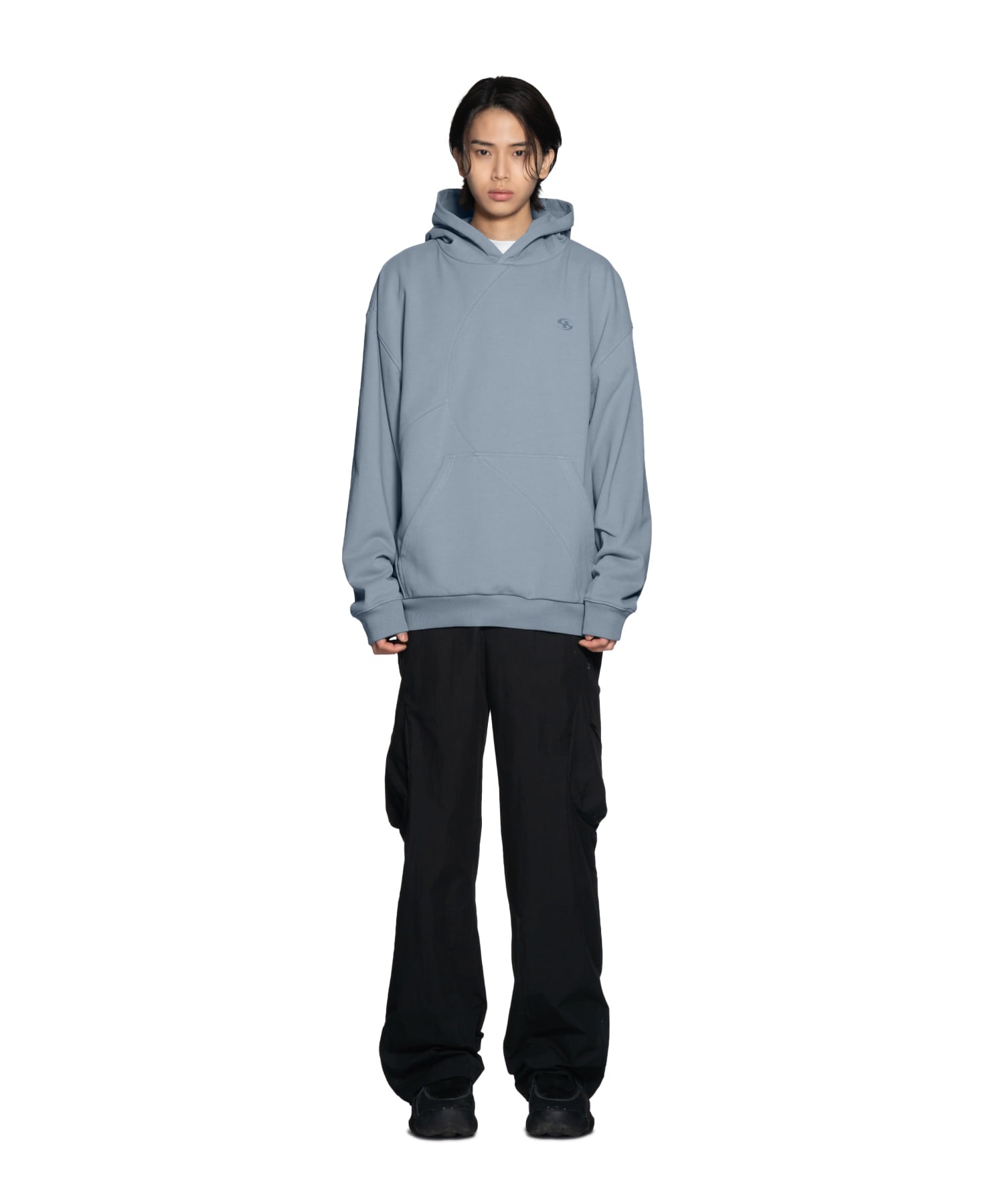 San San Gear - Logo Hoodie (Sky Blue) product image 1 | TRAB K-Fashion Australia