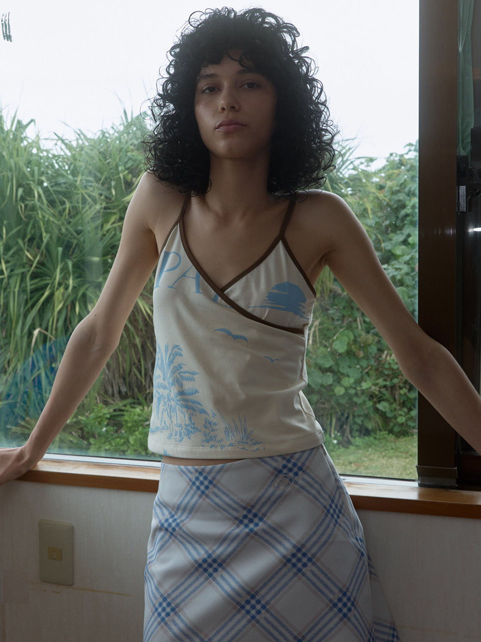 Kijun - [Ships 17 June] Scenery Wrap Tank Top (Butter) product image 6 | TRAB K-Fashion Australia