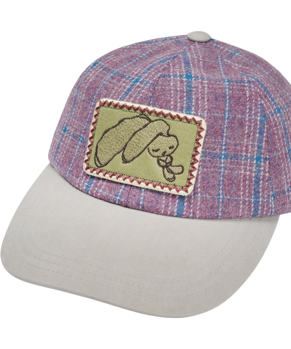 Coyseio - Teji Bunny Emblem Cap (Purple) product image 10 | TRAB K-Fashion Australia