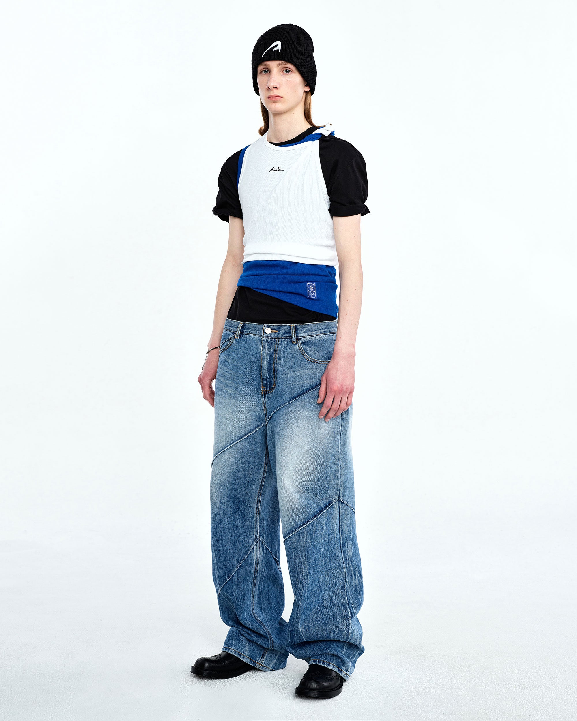 Ader Error - Deviant jeans (Blue) product image 1 | TRAB K-Fashion Australia