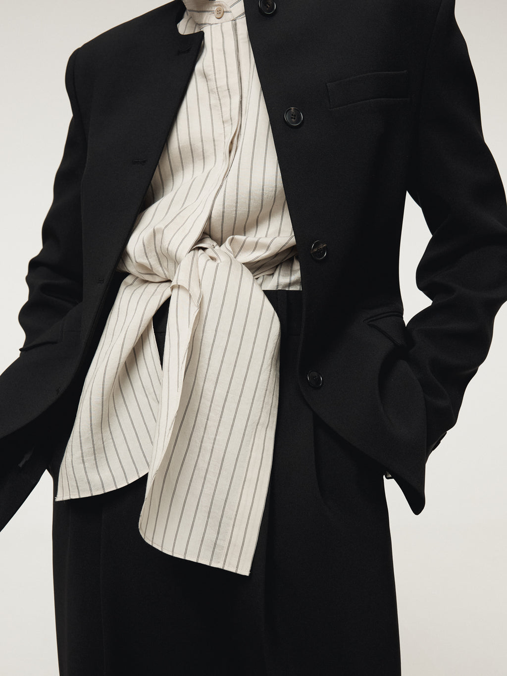 Recto - Collarless Single Jacket (Black) product image 9 | TRAB K-Fashion Australia