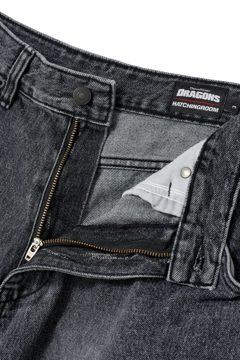 Hatchingroom - Curve Jeans Dragon Wing Ash (Grey) product image 5 | TRAB K-Fashion Australia