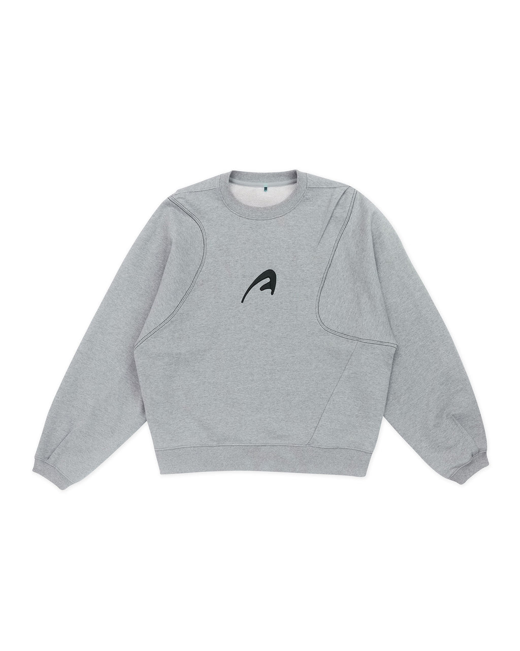 Ader Error - A-peec logo sweatshirt (Gray) product image 11 | TRAB K-Fashion Australia