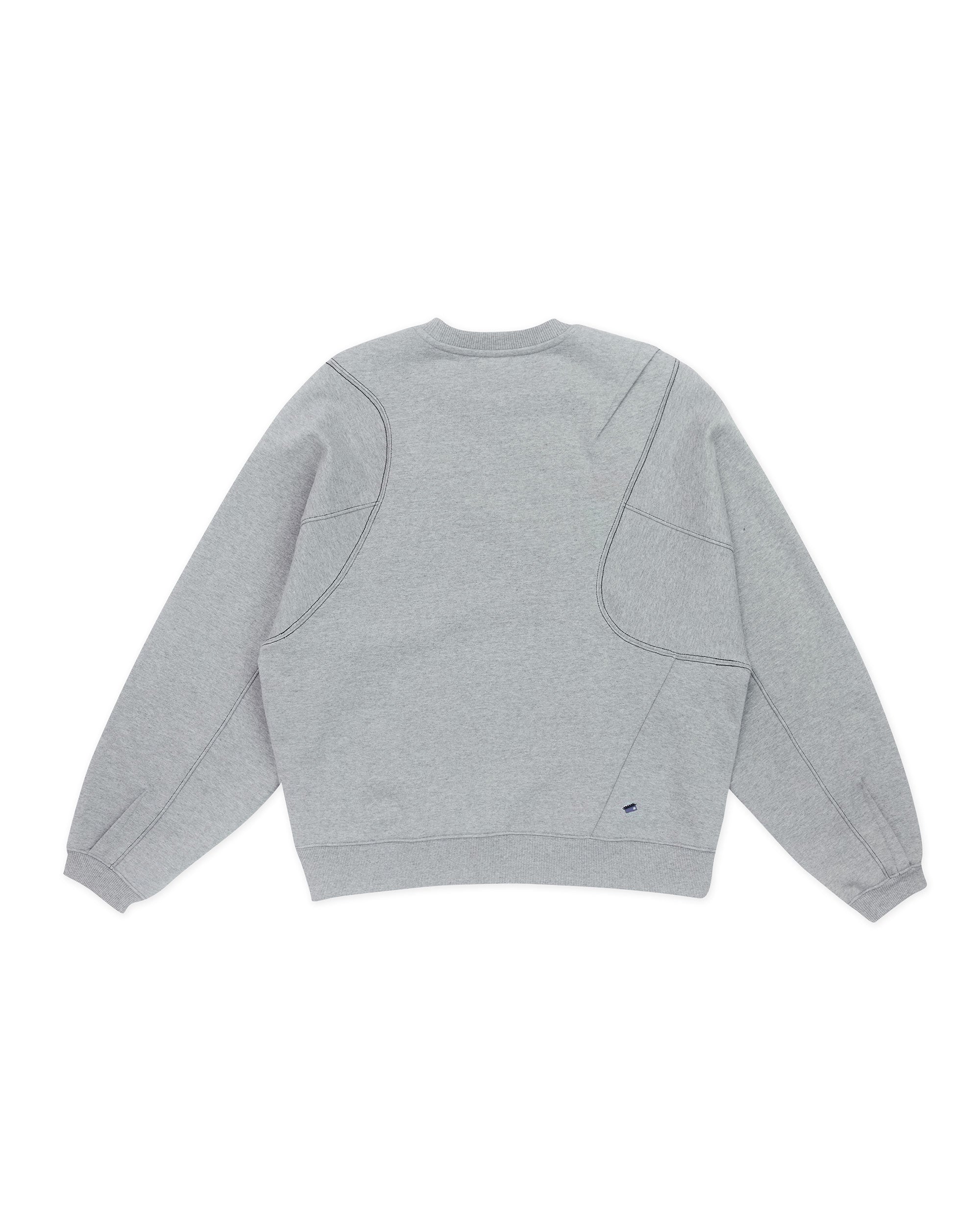 Ader Error - A-peec logo sweatshirt (Gray) product image 12 | TRAB K-Fashion Australia