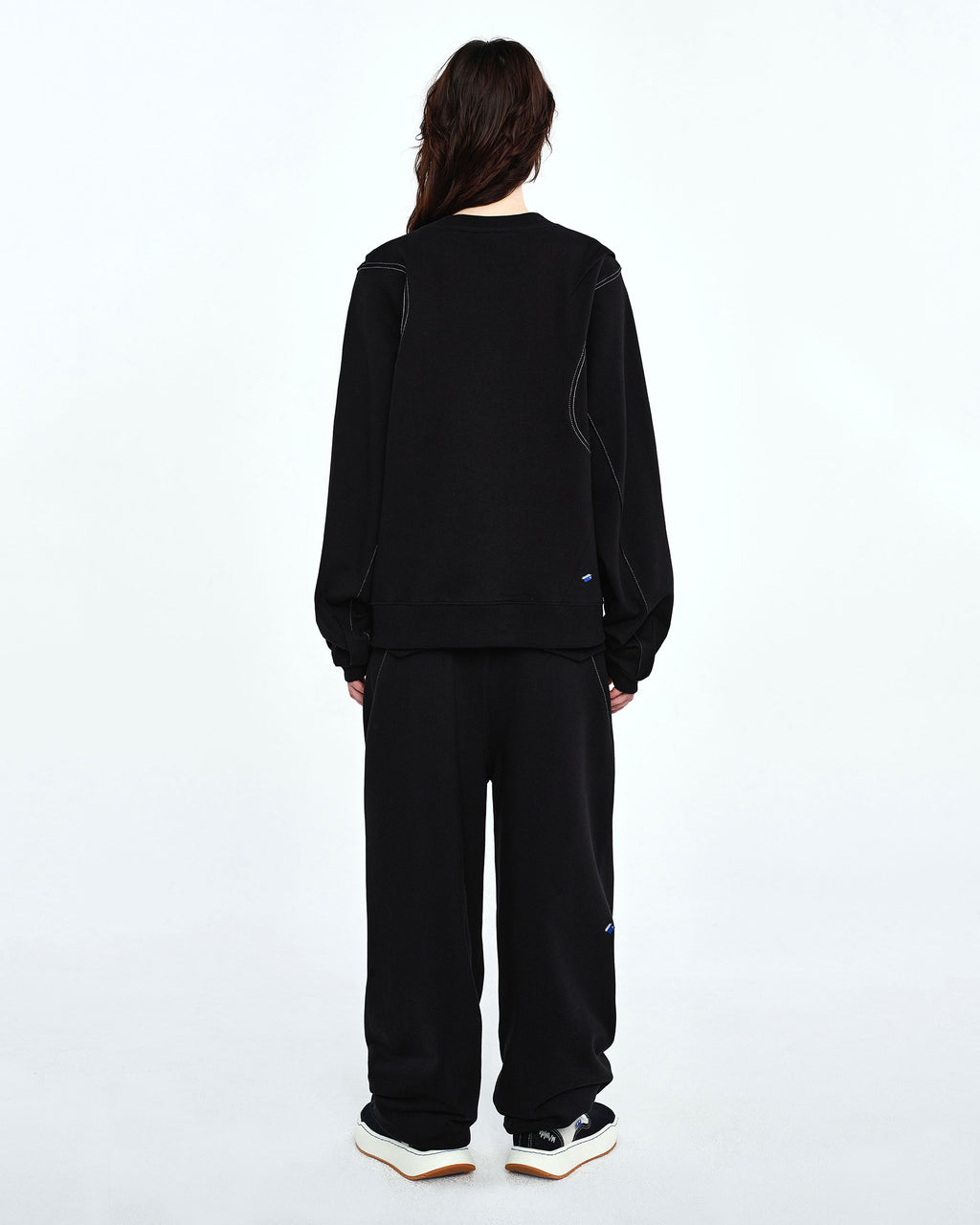 Ader Error - A-peec logo sweatshirt (Noir) product image 5 | TRAB K-Fashion Australia