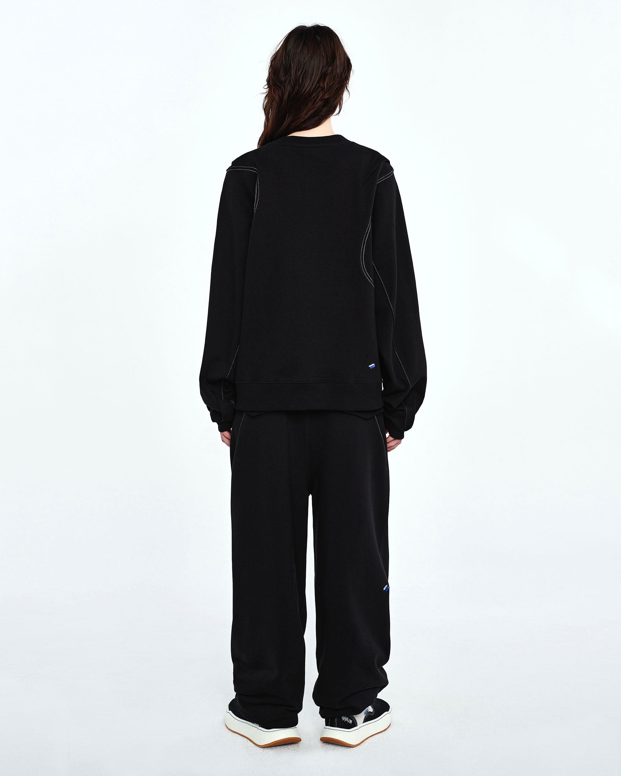 Ader Error - A-peec logo sweatshirt (Noir) product image 5 | TRAB K-Fashion Australia
