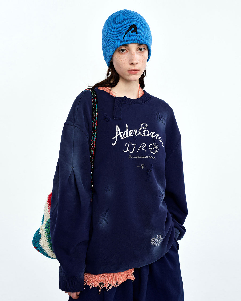 Ader Error - Sollec sweatshirt (Navy) product image 2 | TRAB K-Fashion Australia