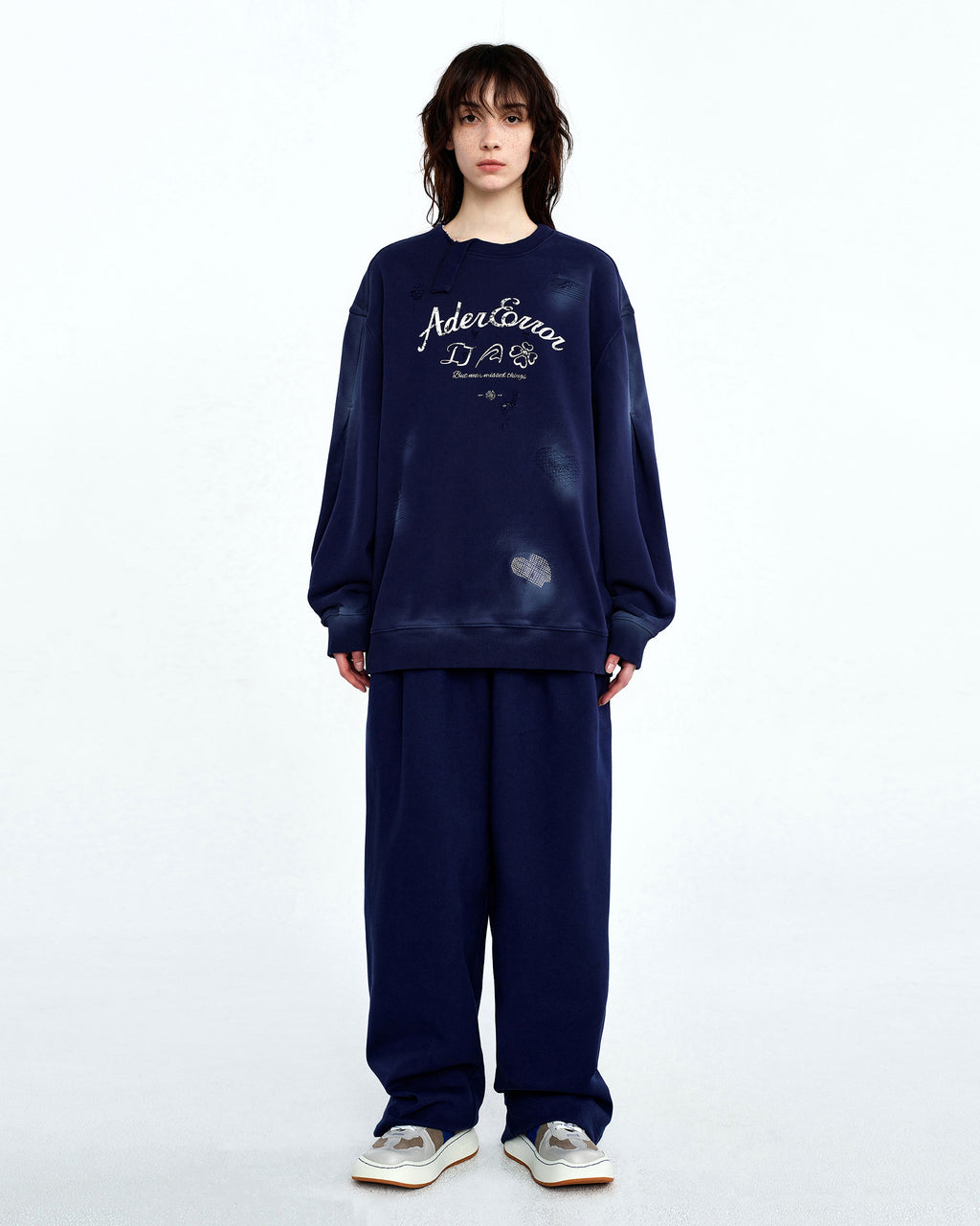 Ader Error - Sollec sweatshirt (Navy) product image 3 | TRAB K-Fashion Australia