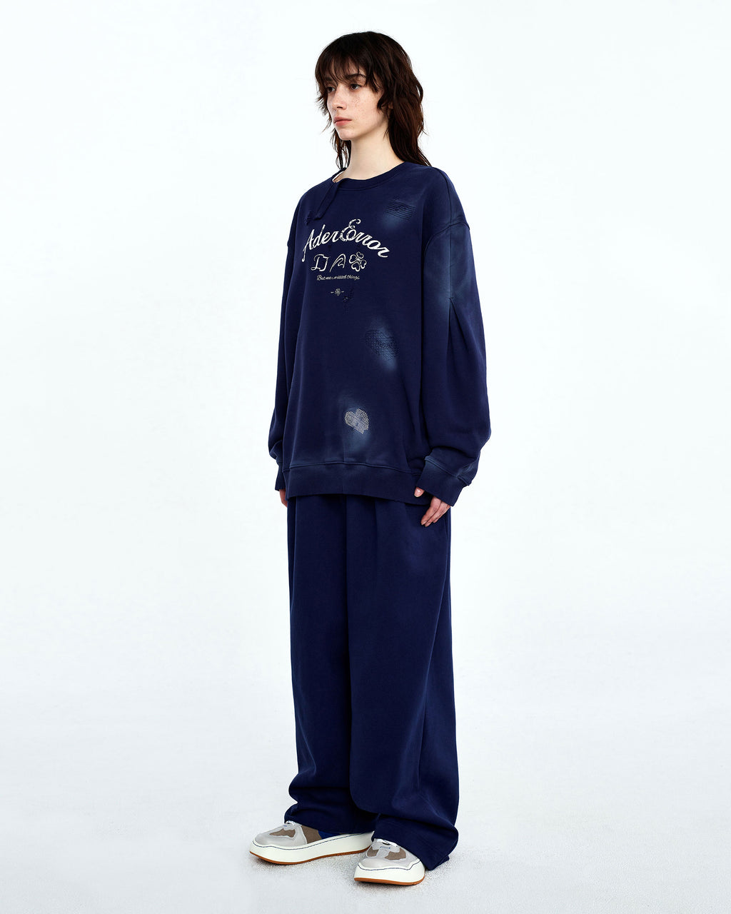 Ader Error - Sollec sweatshirt (Navy) product image 4 | TRAB K-Fashion Australia