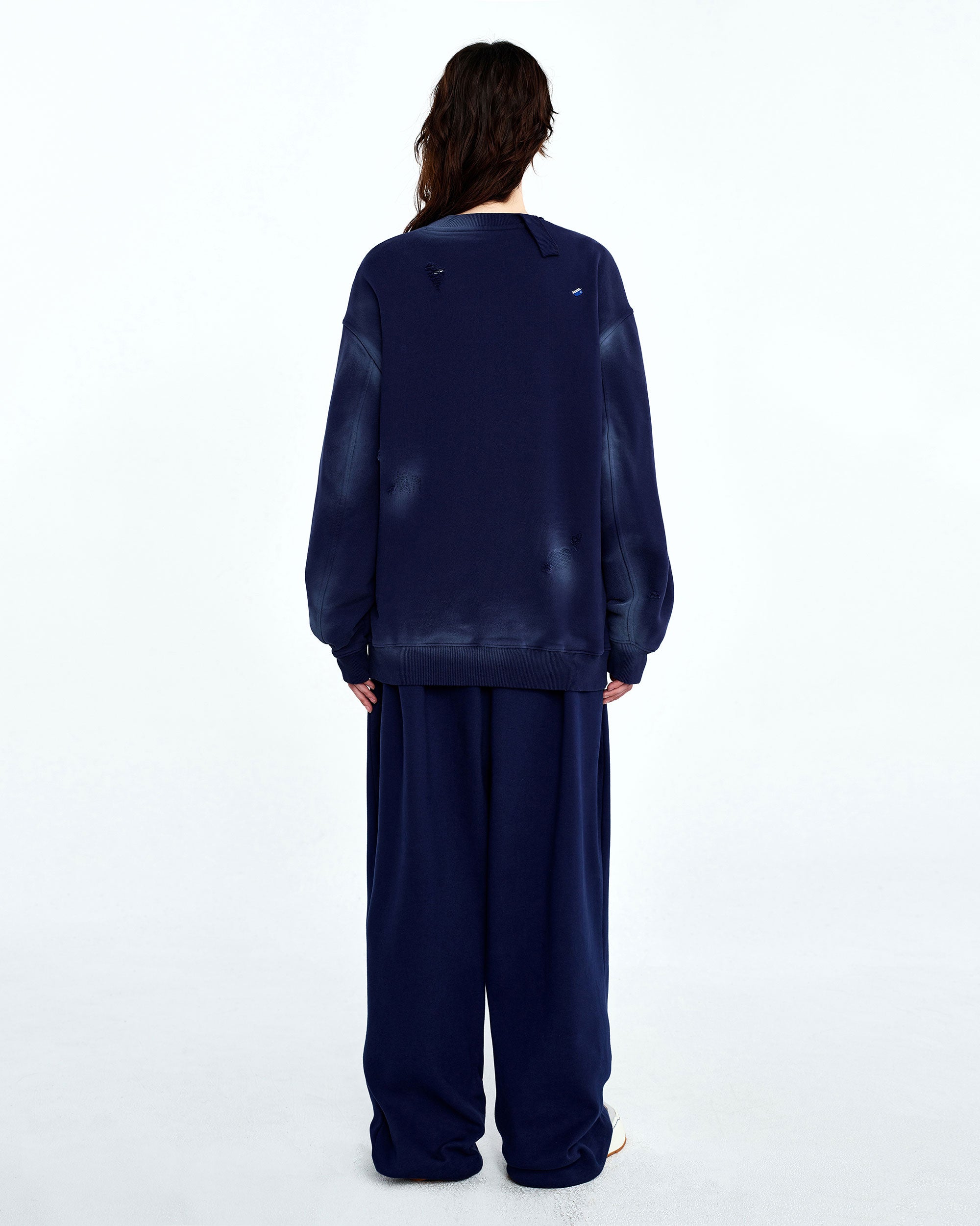 Ader Error - Sollec sweatshirt (Navy) product image 5 | TRAB K-Fashion Australia
