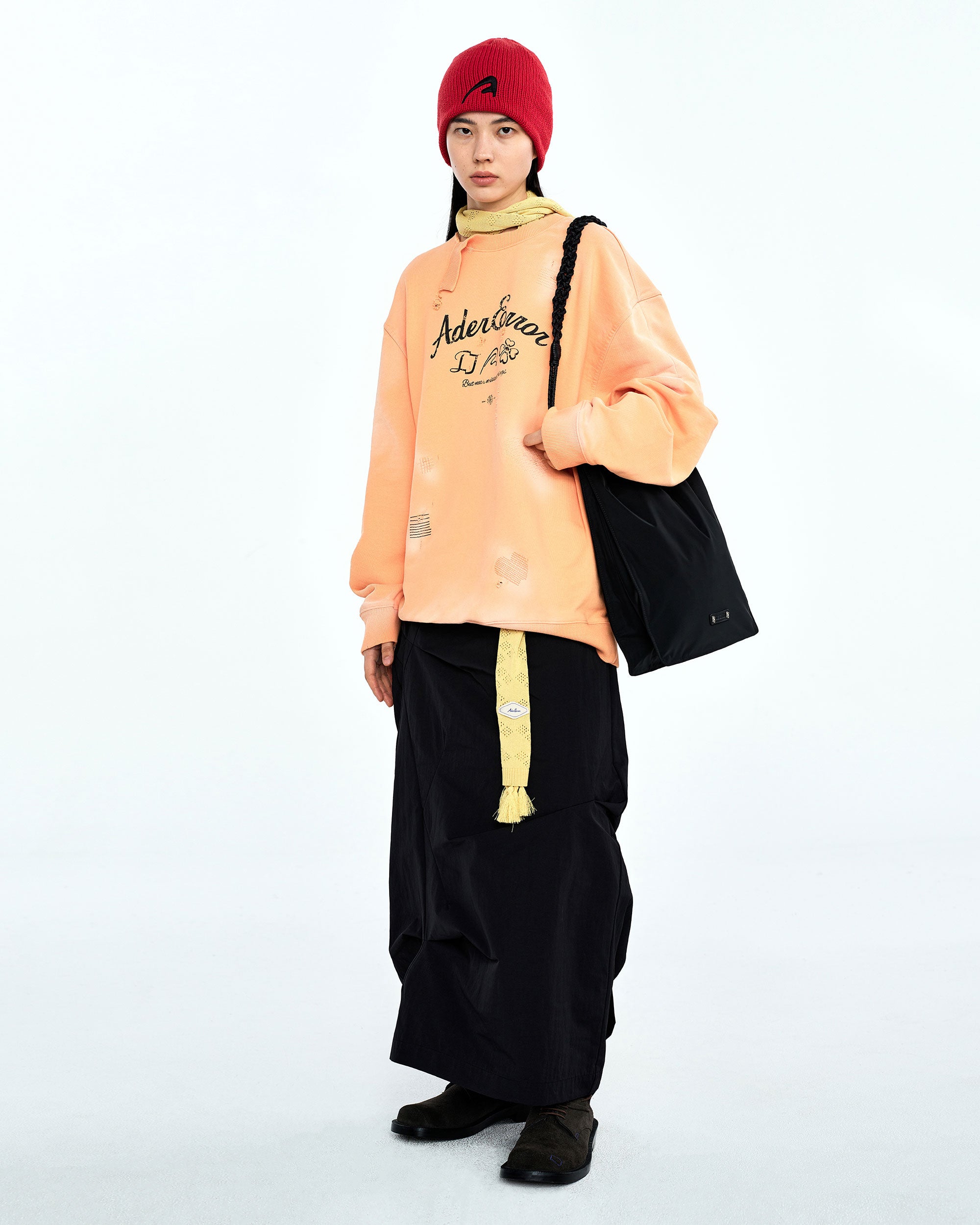 Ader Error - Sollec sweatshirt (Salmon) product image 1 | TRAB K-Fashion Australia