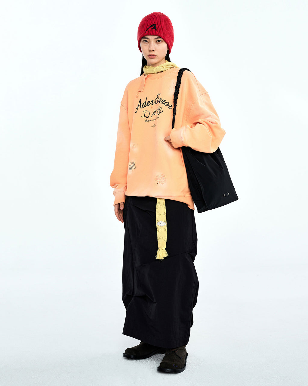 Ader Error - Sollec sweatshirt (Salmon) product image 1 | TRAB K-Fashion Australia