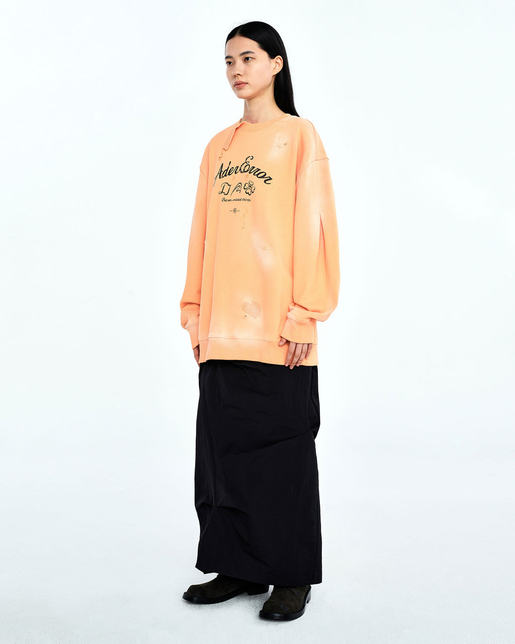 Ader Error - Sollec sweatshirt (Salmon) product image 4 | TRAB K-Fashion Australia