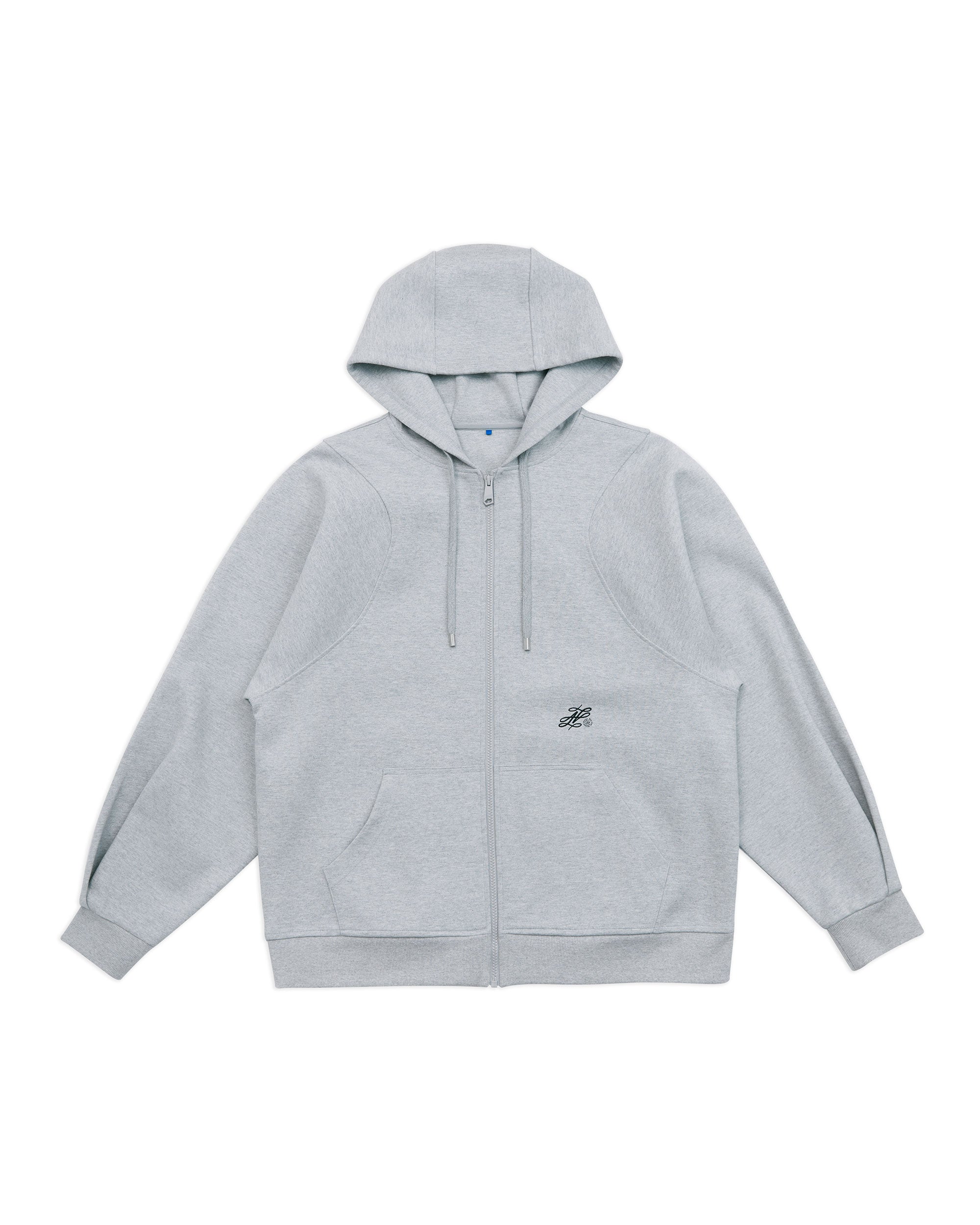 Ader Error - Dancy logo hoodie zip-up (Gray) product image 11 | TRAB K-Fashion Australia