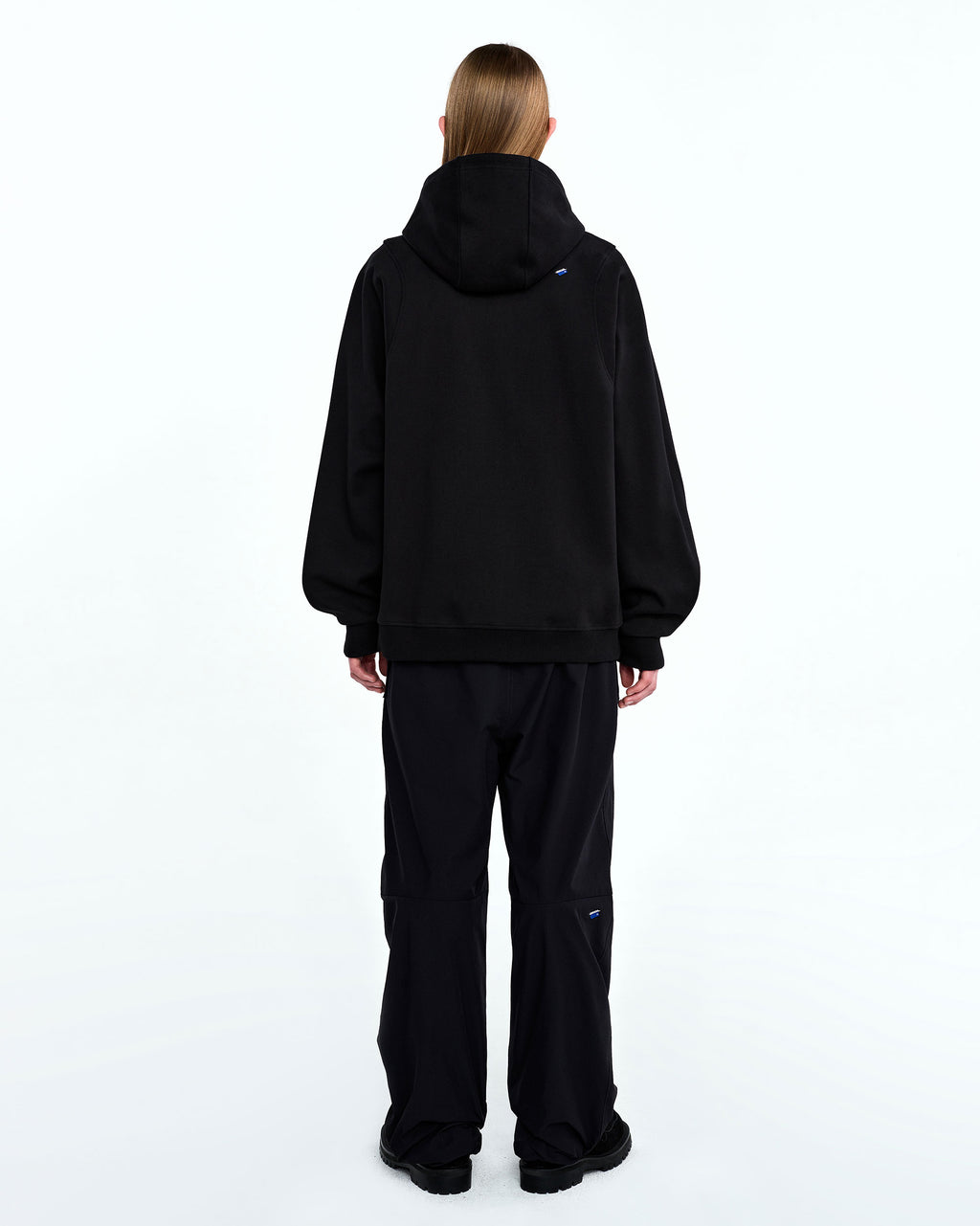Ader Error - Dancy logo hoodie zip-up (Noir) product image 5 | TRAB K-Fashion Australia