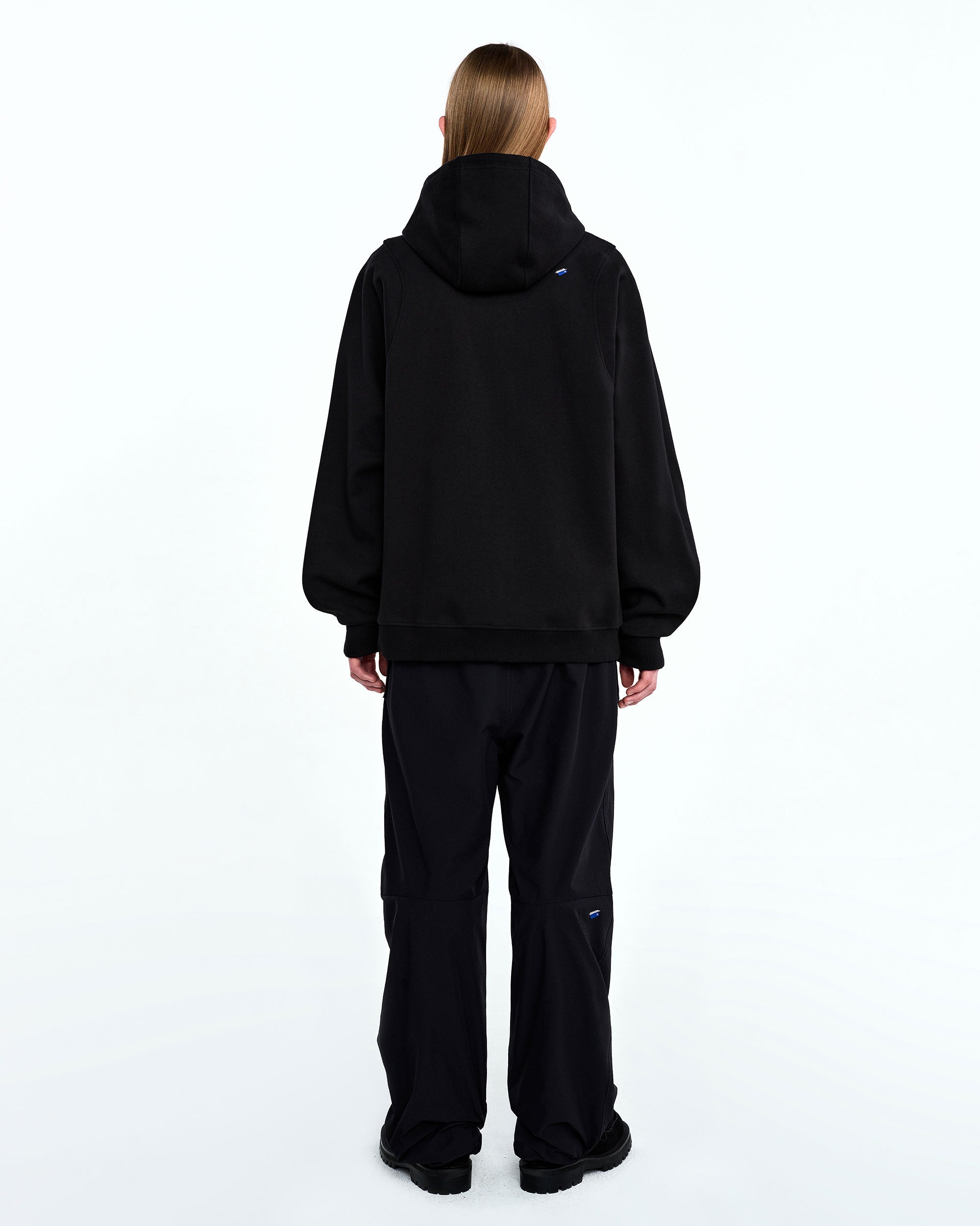 Ader Error - Dancy logo hoodie zip-up (Noir) product image 5 | TRAB K-Fashion Australia