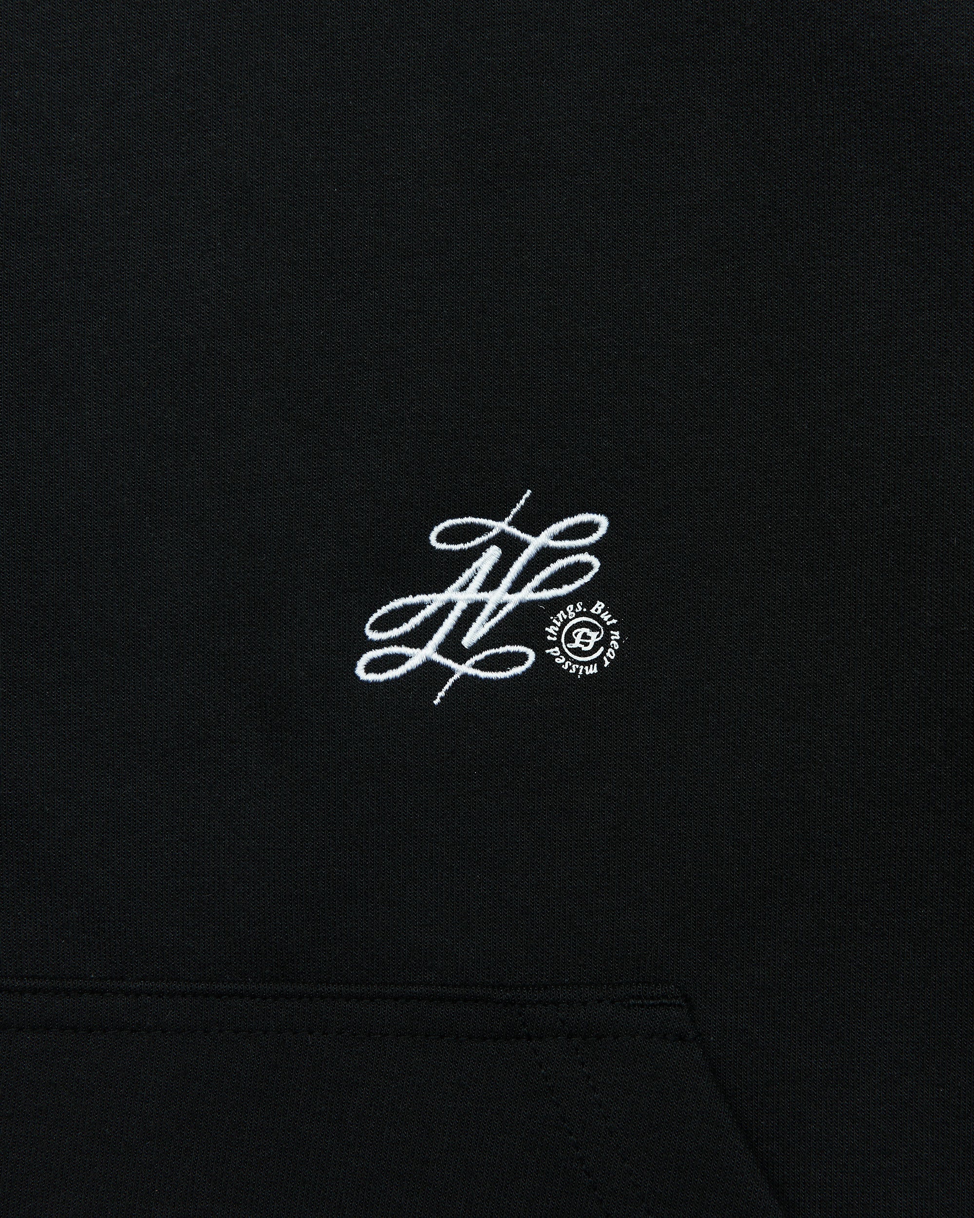 Ader Error - Dancy logo hoodie zip-up (Noir) product image 7 | TRAB K-Fashion Australia