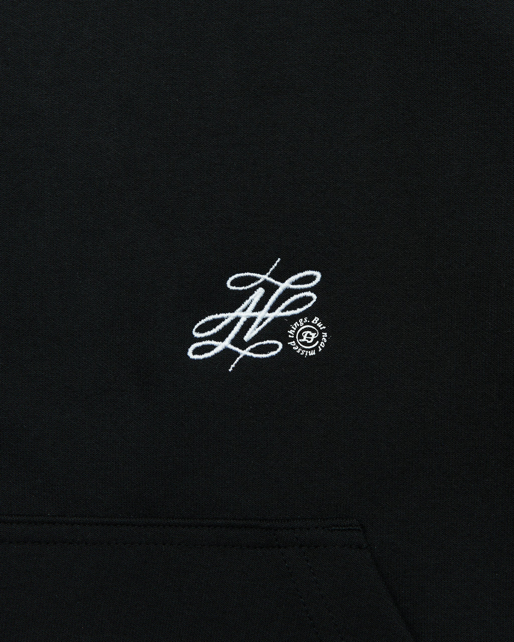 Ader Error - Dancy logo hoodie zip-up (Noir) product image 7 | TRAB K-Fashion Australia