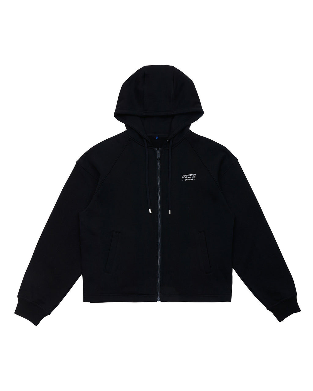 Ader Error - Standic logo hoodie zip-up (Noir) product image 10 | TRAB K-Fashion Australia