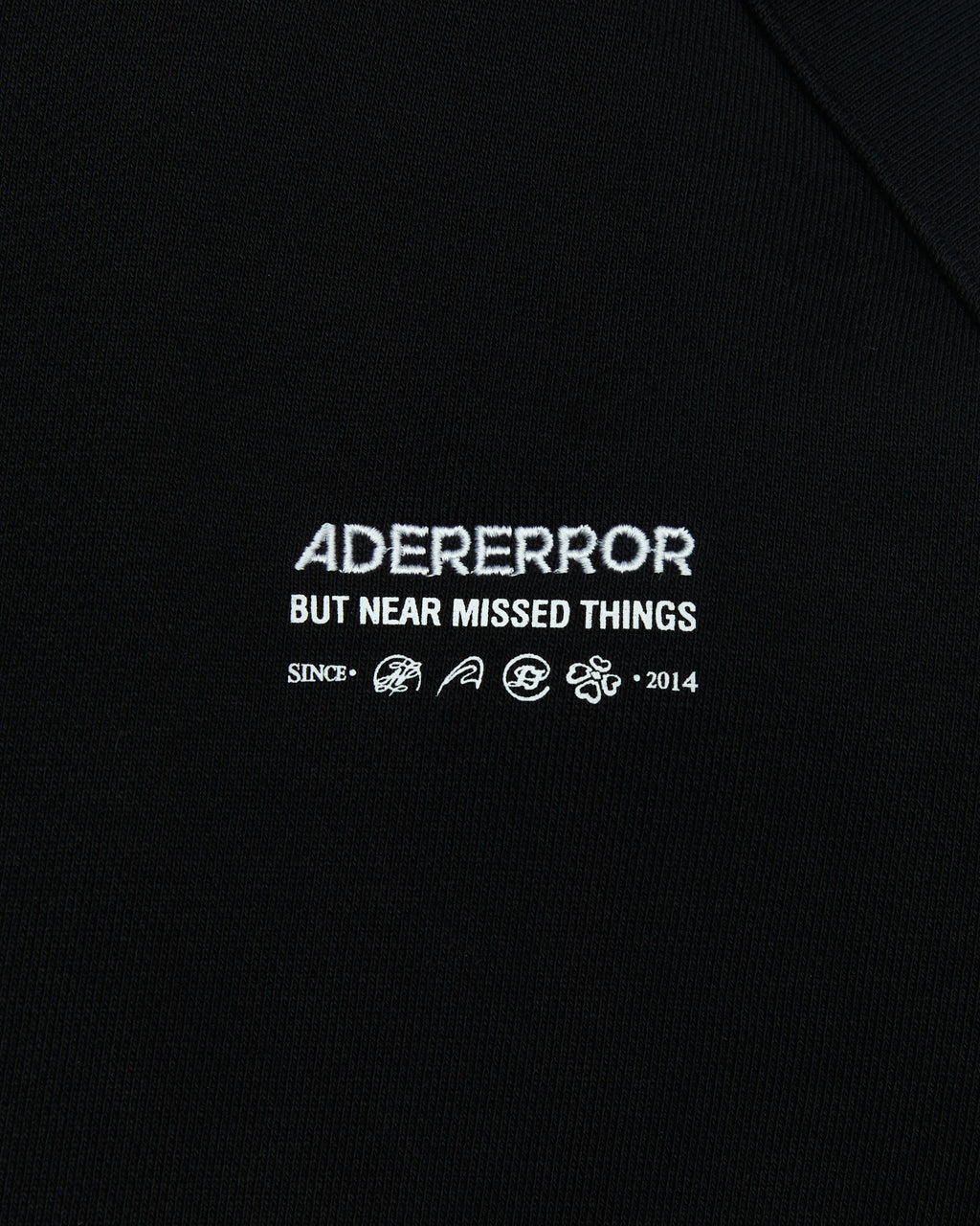 Ader Error - Standic logo hoodie zip-up (Noir) product image 7 | TRAB K-Fashion Australia