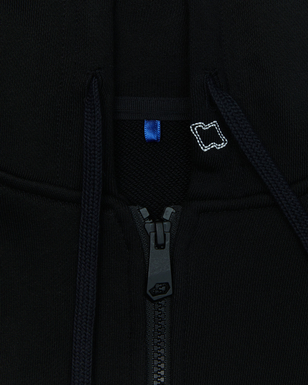 Ader Error - Standic logo hoodie zip-up (Noir) product image 8 | TRAB K-Fashion Australia