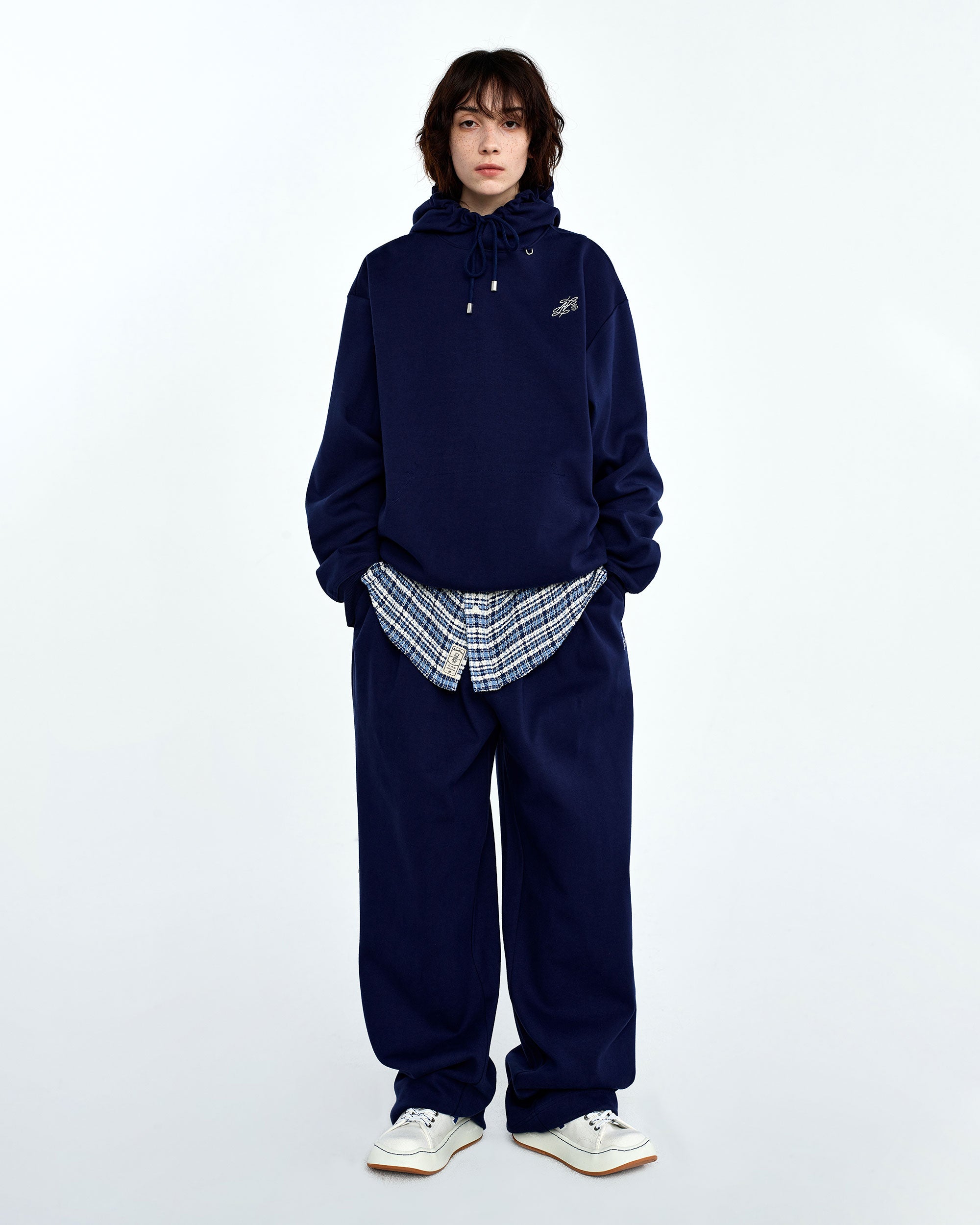 Ader Error - Dancy logo hoodie (Navy) product image 1 | TRAB K-Fashion Australia