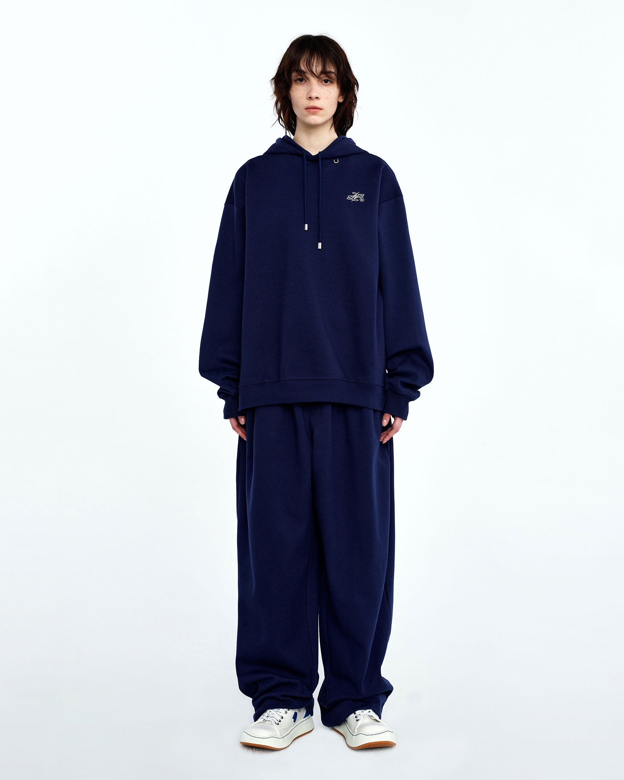 Ader Error - Dancy logo hoodie (Navy) product image 3 | TRAB K-Fashion Australia