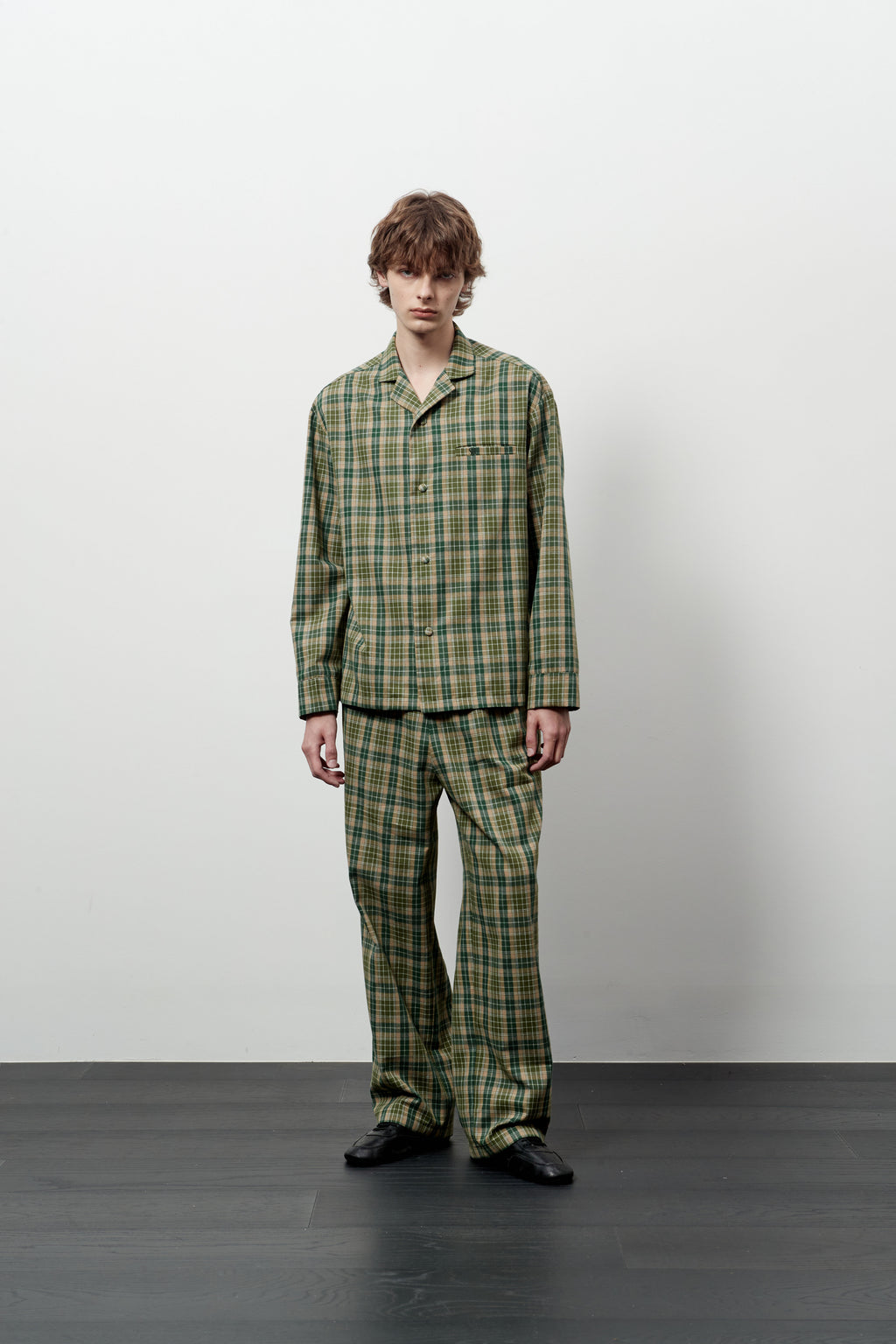 Stu - Check Pajama Set (Green) product image 5 | TRAB K-Fashion Australia