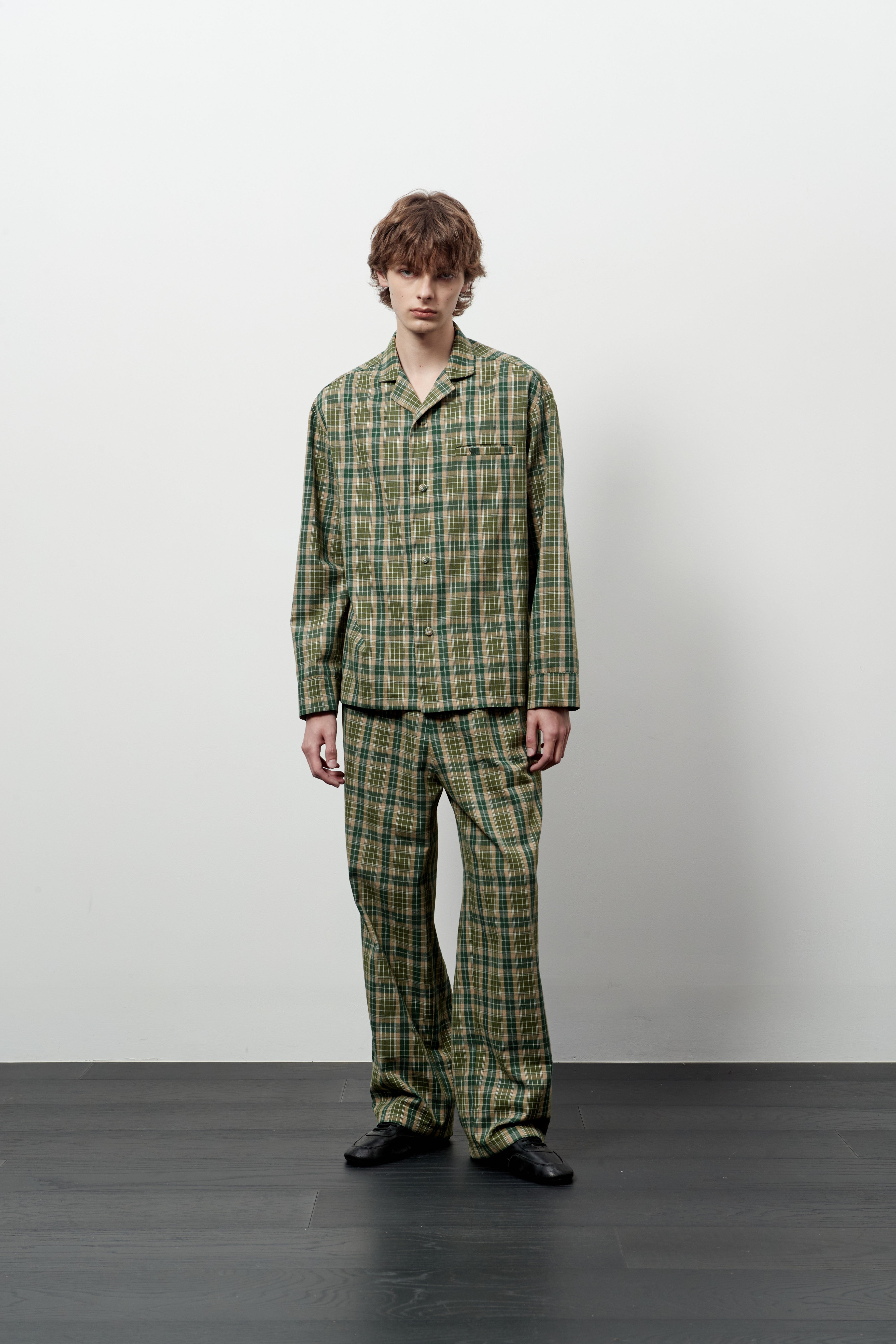 Stu - Check Pajama Set (Green) product image 5 | TRAB K-Fashion Australia