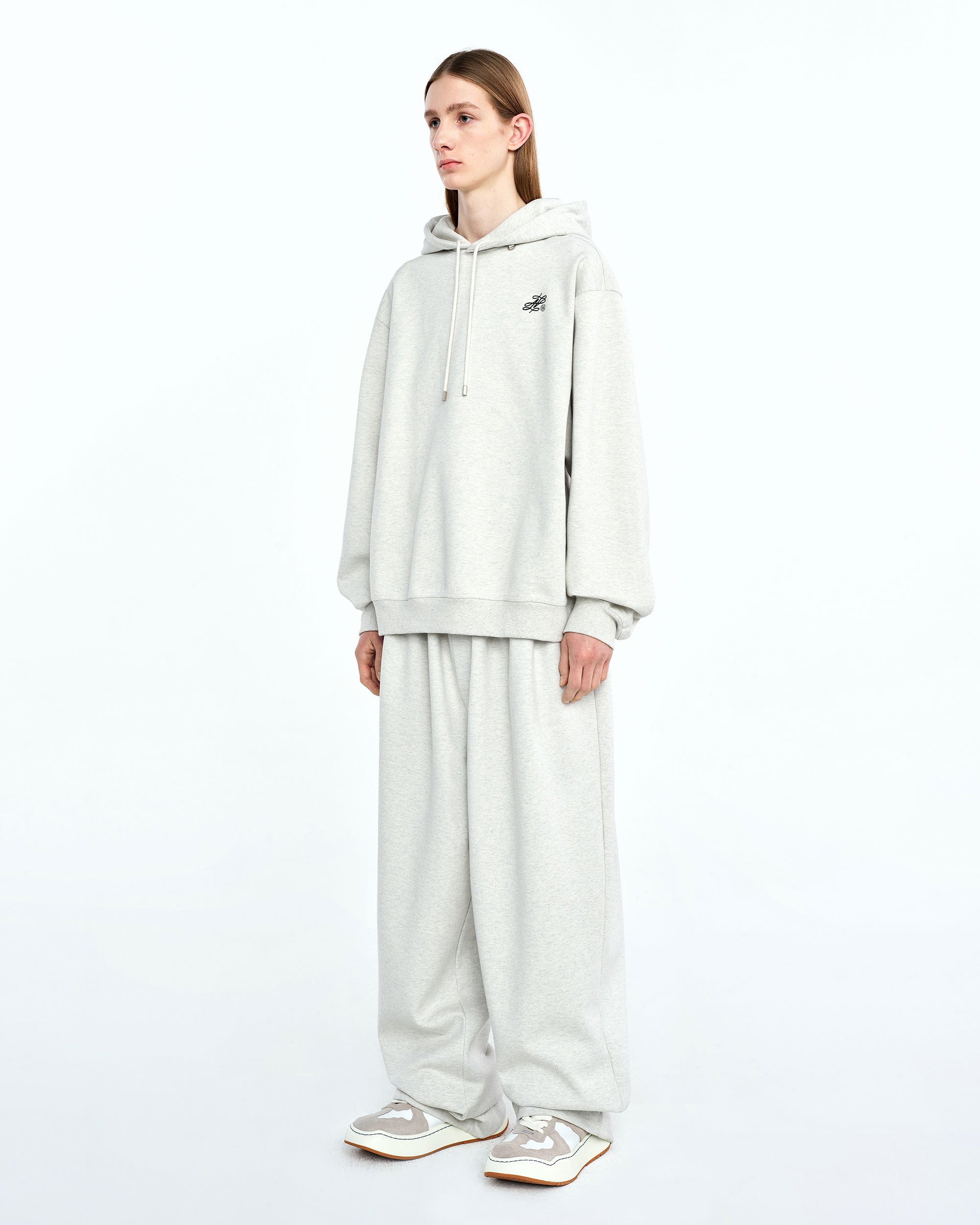 Ader Error - Dancy logo hoodie (Oatmeal) product image 4 | TRAB K-Fashion Australia