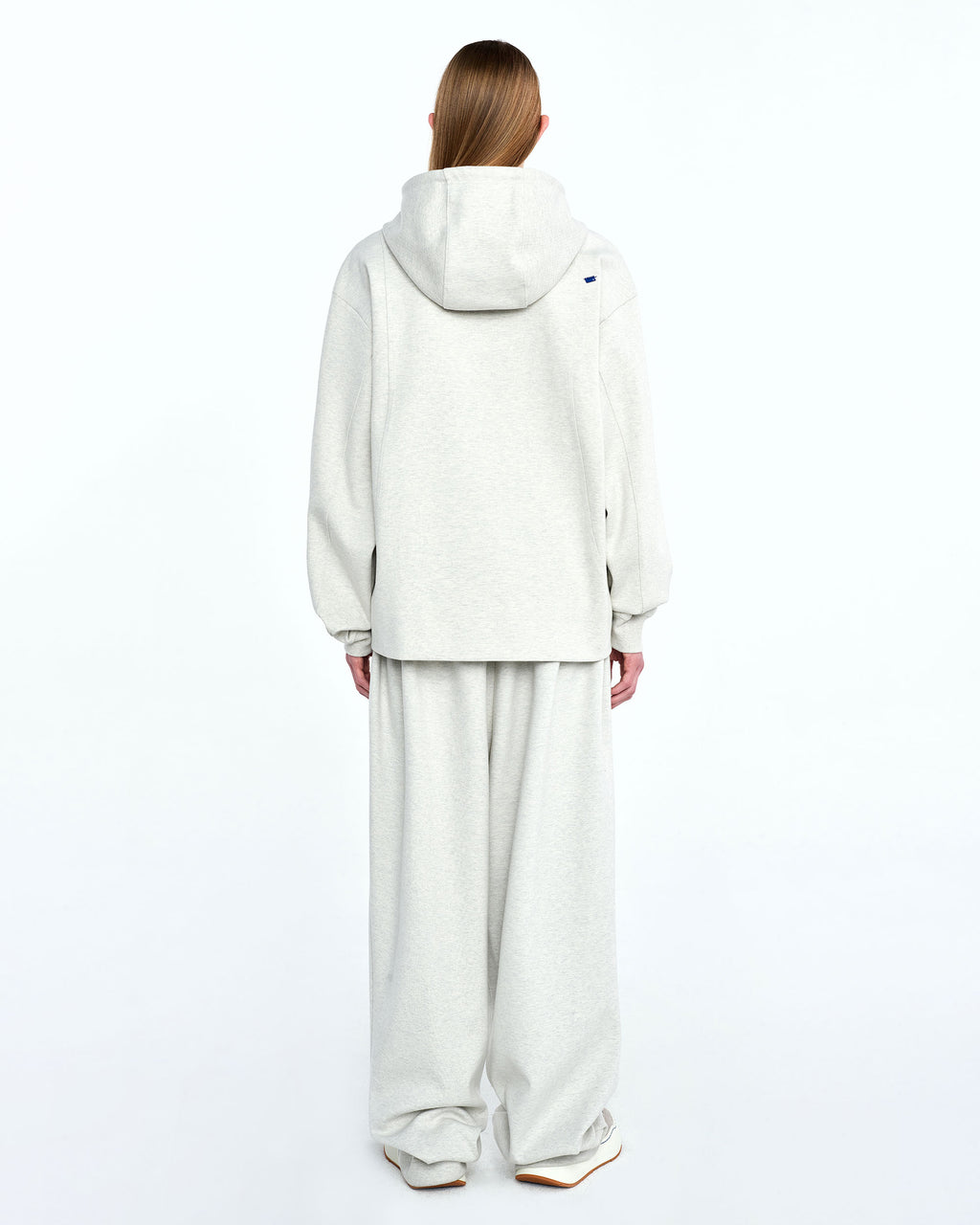 Ader Error - Dancy logo hoodie (Oatmeal) product image 5 | TRAB K-Fashion Australia