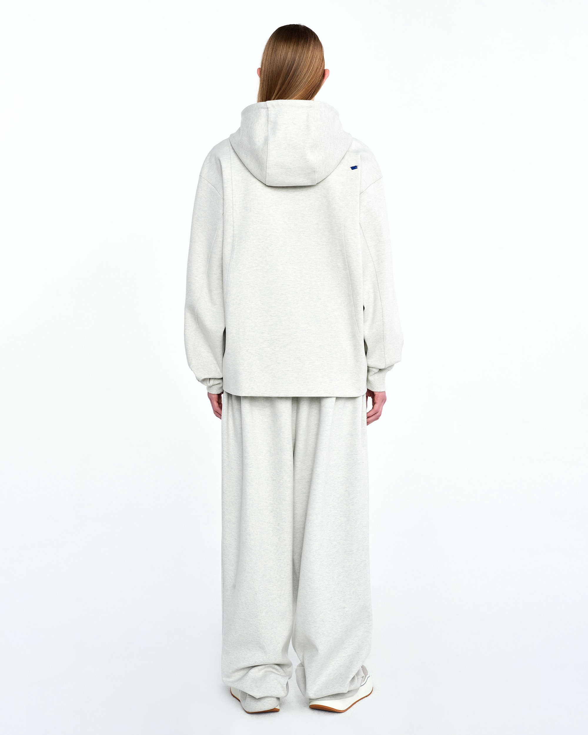 Ader Error - Dancy logo hoodie (Oatmeal) product image 5 | TRAB K-Fashion Australia
