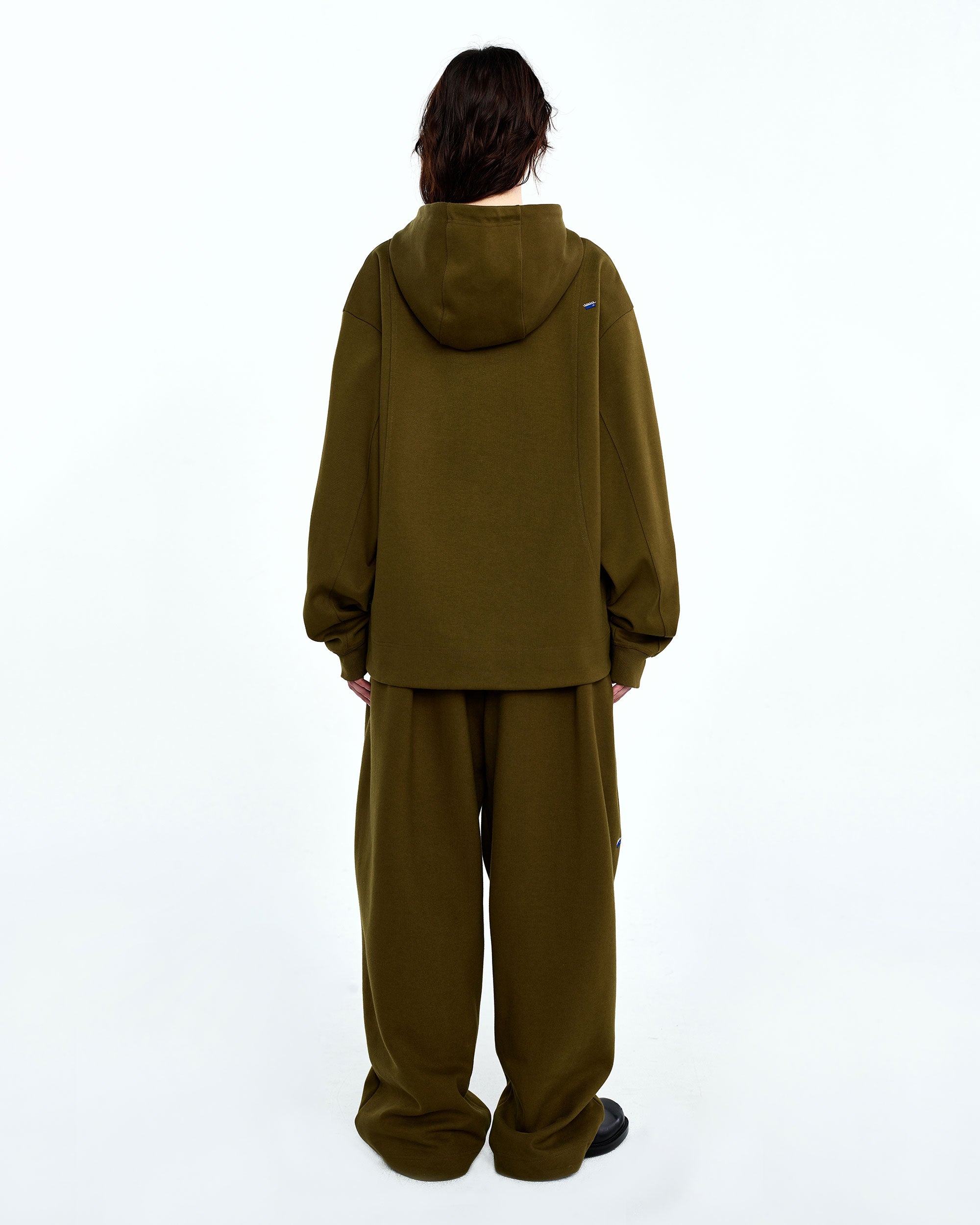 Ader Error - Dancy logo hoodie (Khaki) product image 5 | TRAB K-Fashion Australia