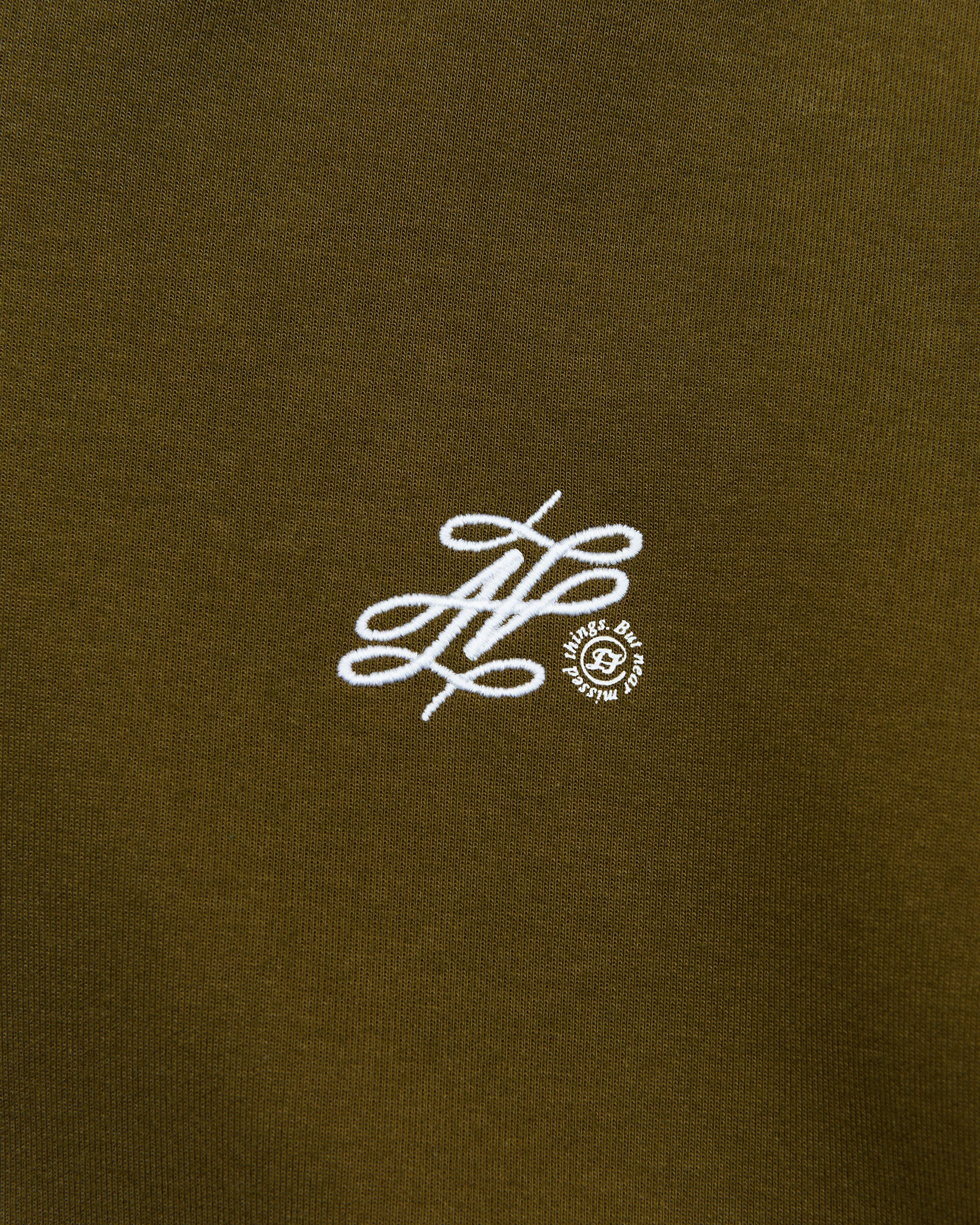 Ader Error - Dancy logo hoodie (Khaki) product image 7 | TRAB K-Fashion Australia