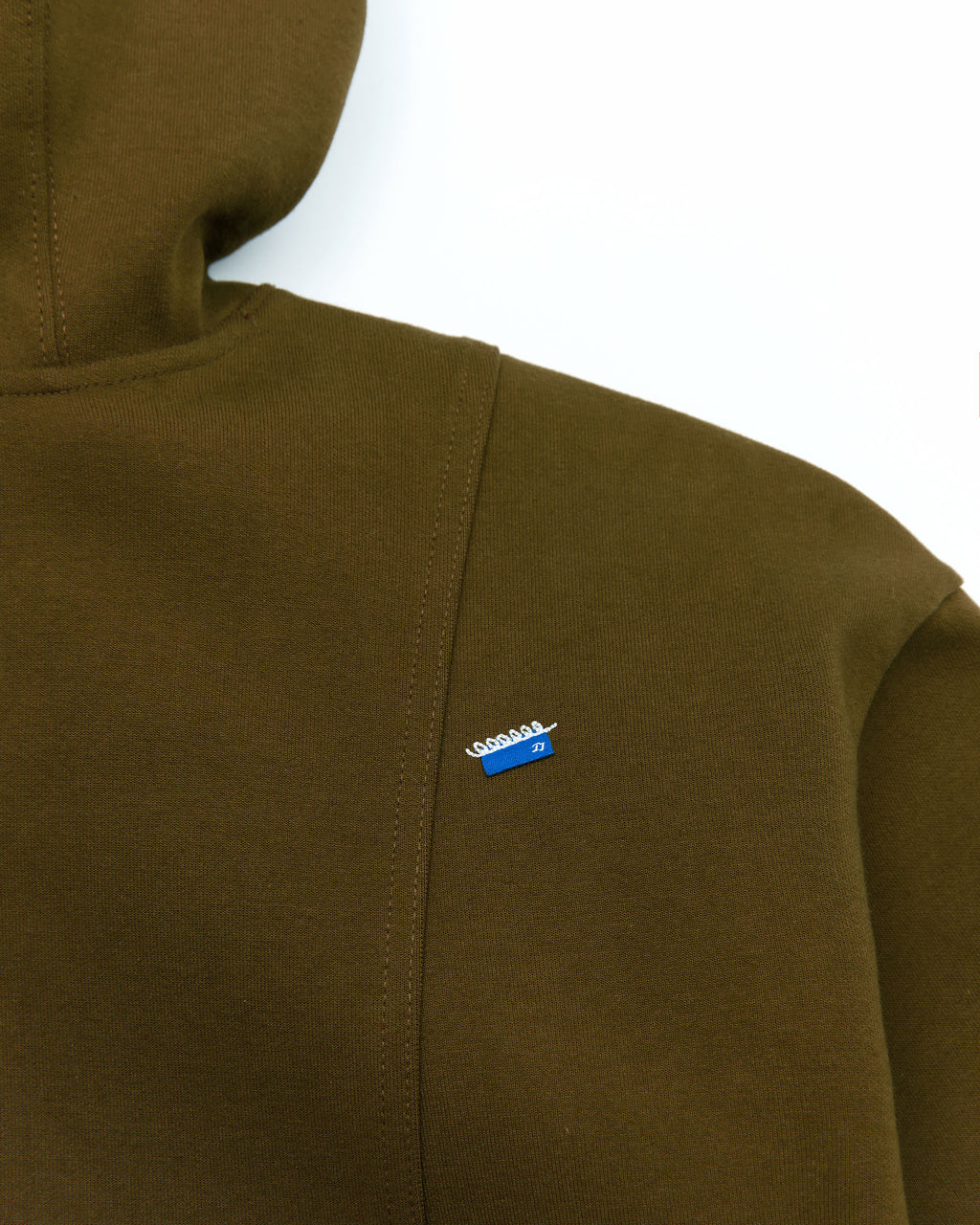 Ader Error - Dancy logo hoodie (Khaki) product image 9 | TRAB K-Fashion Australia