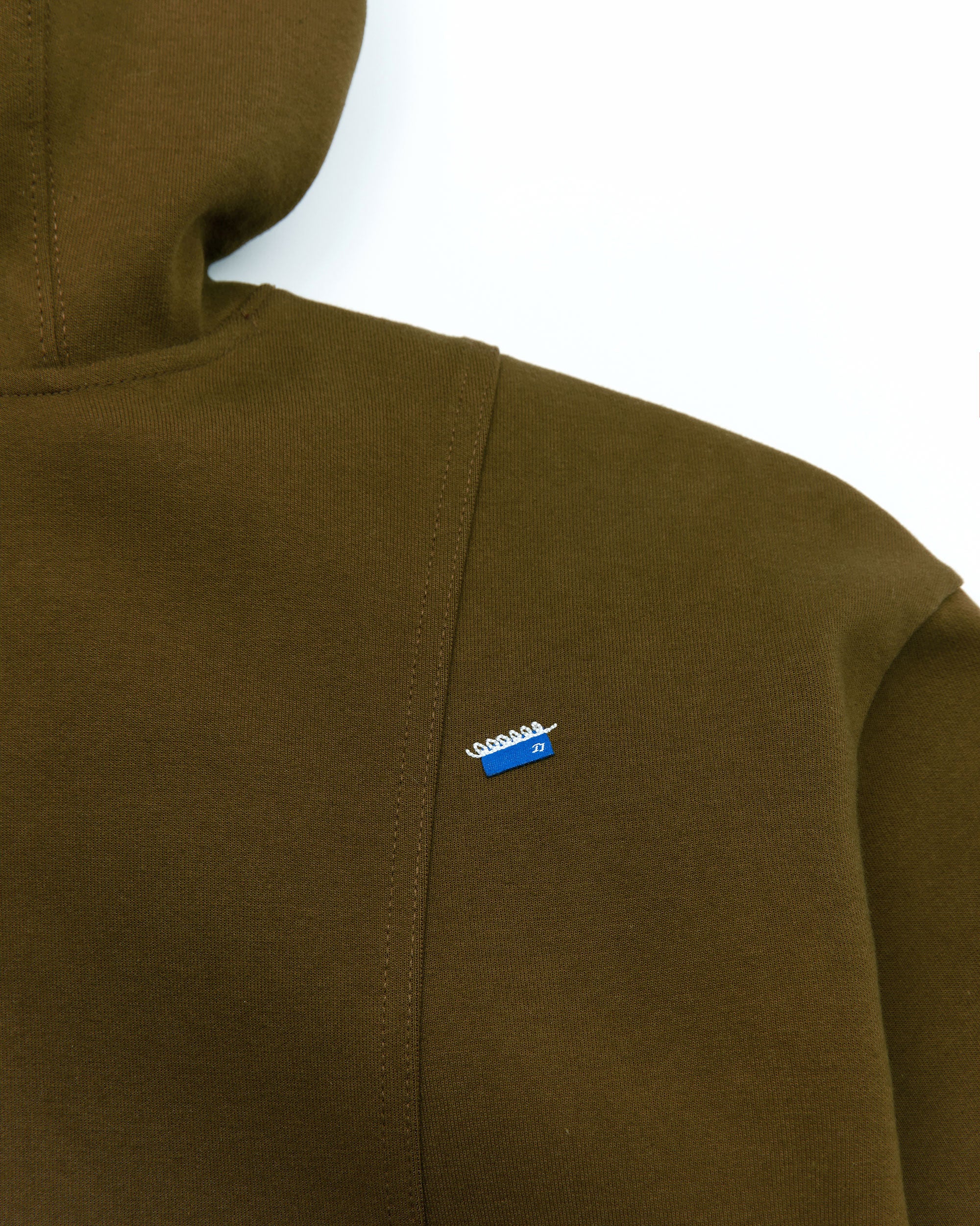Ader Error - Dancy logo hoodie (Khaki) product image 9 | TRAB K-Fashion Australia