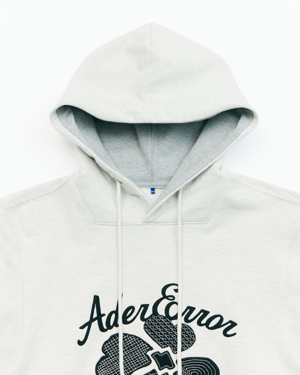 Ader Error - Tever logo hoodie (Oatmeal) product image 2 | TRAB K-Fashion Australia