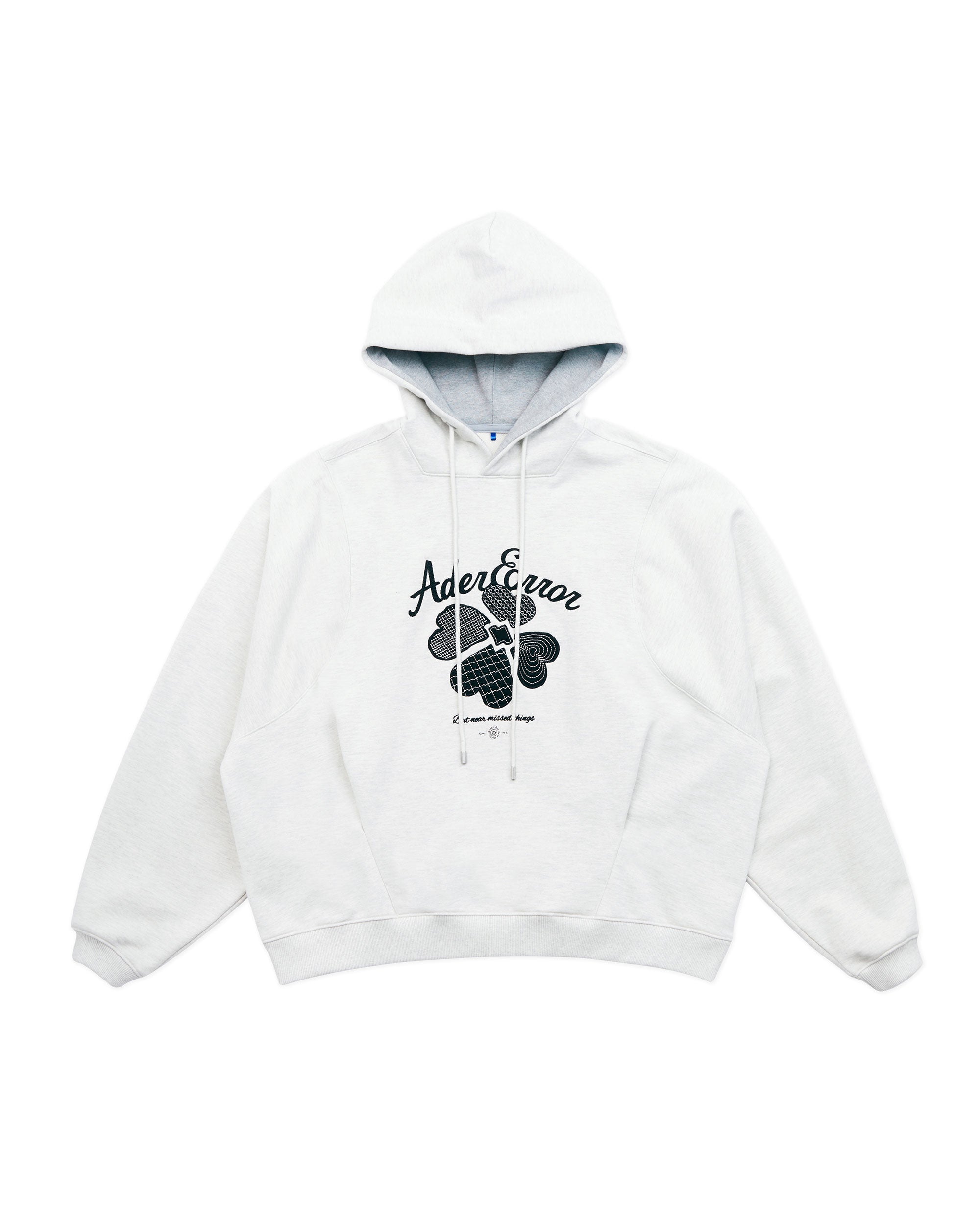 Ader Error - Tever logo hoodie (Oatmeal) product image 6 | TRAB K-Fashion Australia