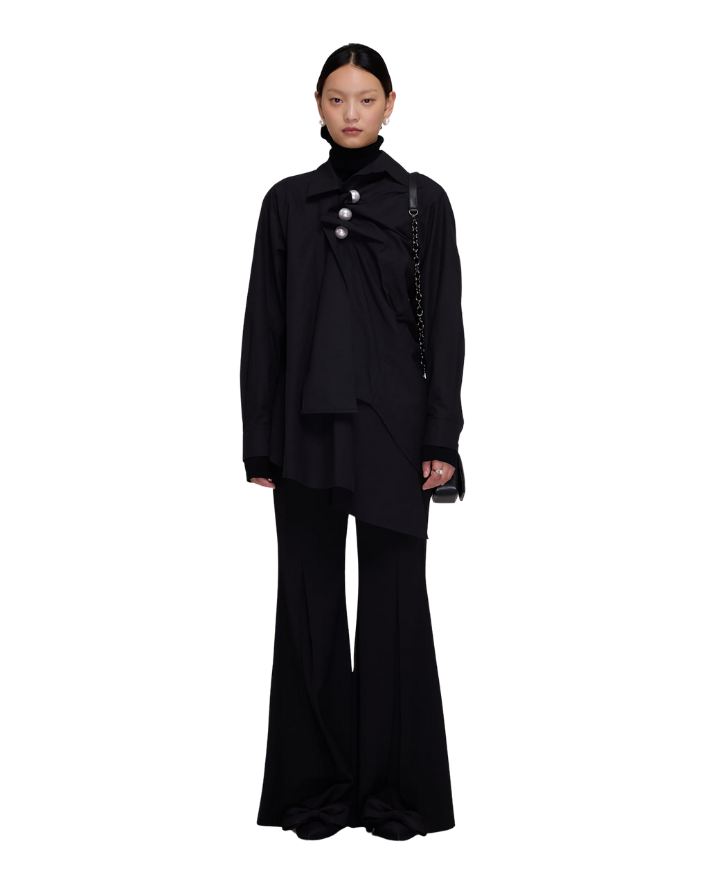 Kimhe Kim - Venus Shirt (Black) product image 1 | TRAB K-Fashion Australia