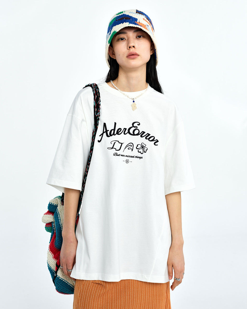 Ader Error - Sollec t-shirt (White) product image 2 | TRAB K-Fashion Australia