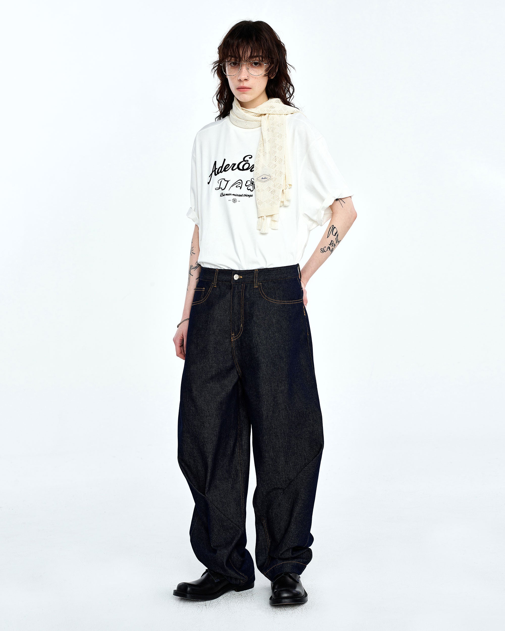 Ader Error - Sollec t-shirt (White) product image 3 | TRAB K-Fashion Australia