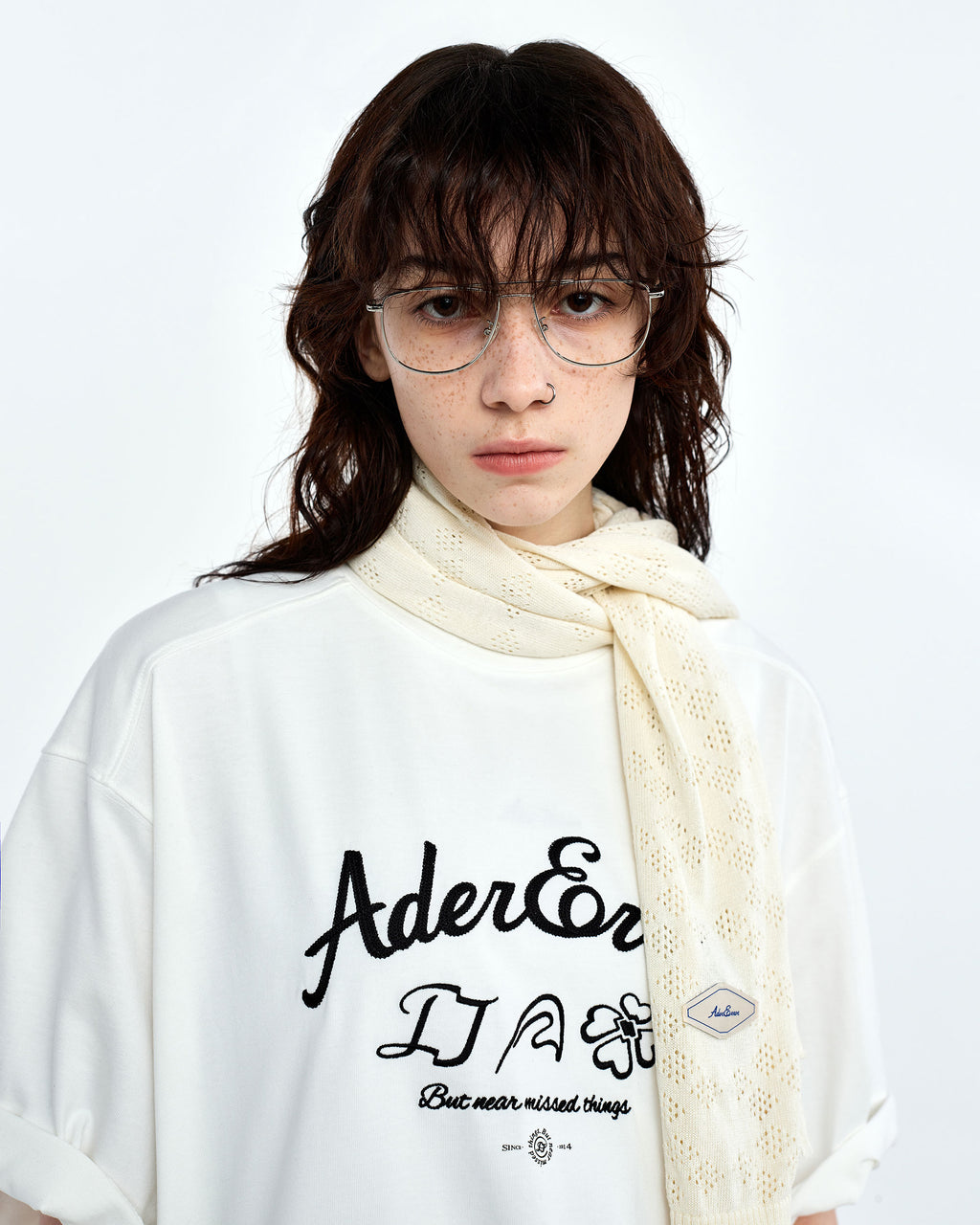 Ader Error - Sollec t-shirt (White) product image 4 | TRAB K-Fashion Australia