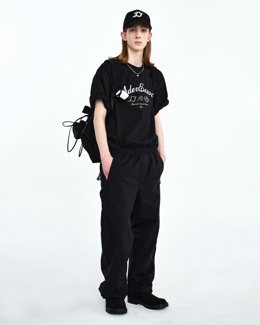 Ader Error - Sollec t-shirt (Noir) product image 1 | TRAB K-Fashion Australia