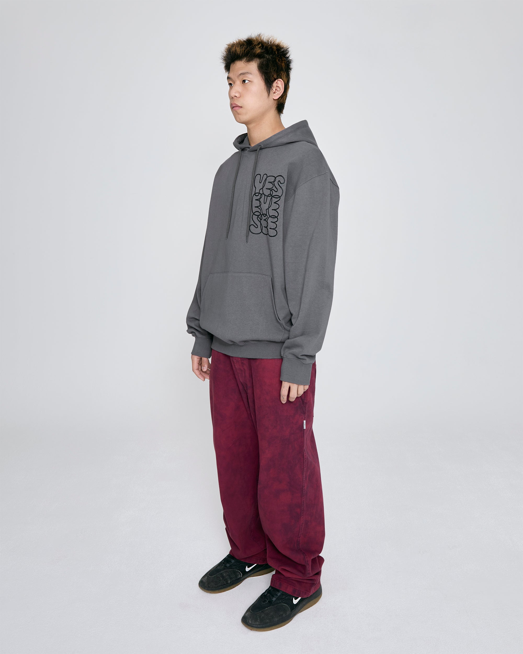 yeseyesee - C-Logo Hoodie (Dark Grey) product image 8 | TRAB K-Fashion Australia