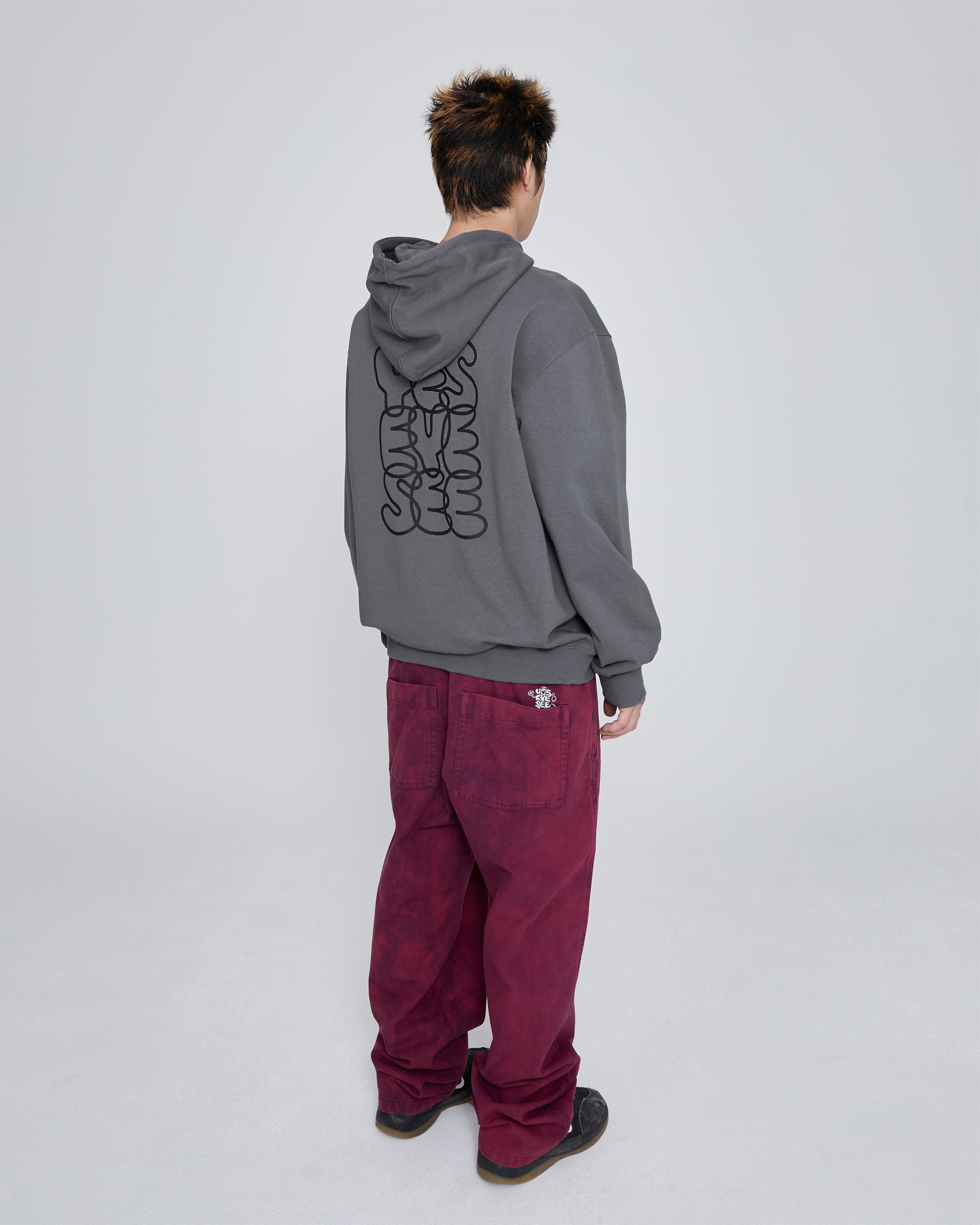 yeseyesee - C-Logo Hoodie (Dark Grey) product image 9 | TRAB K-Fashion Australia