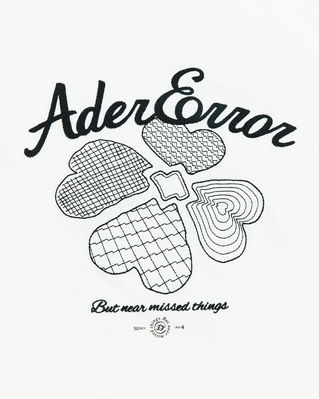 Ader Error - Tever logo t-shirt (White) product image 7 | TRAB K-Fashion Australia