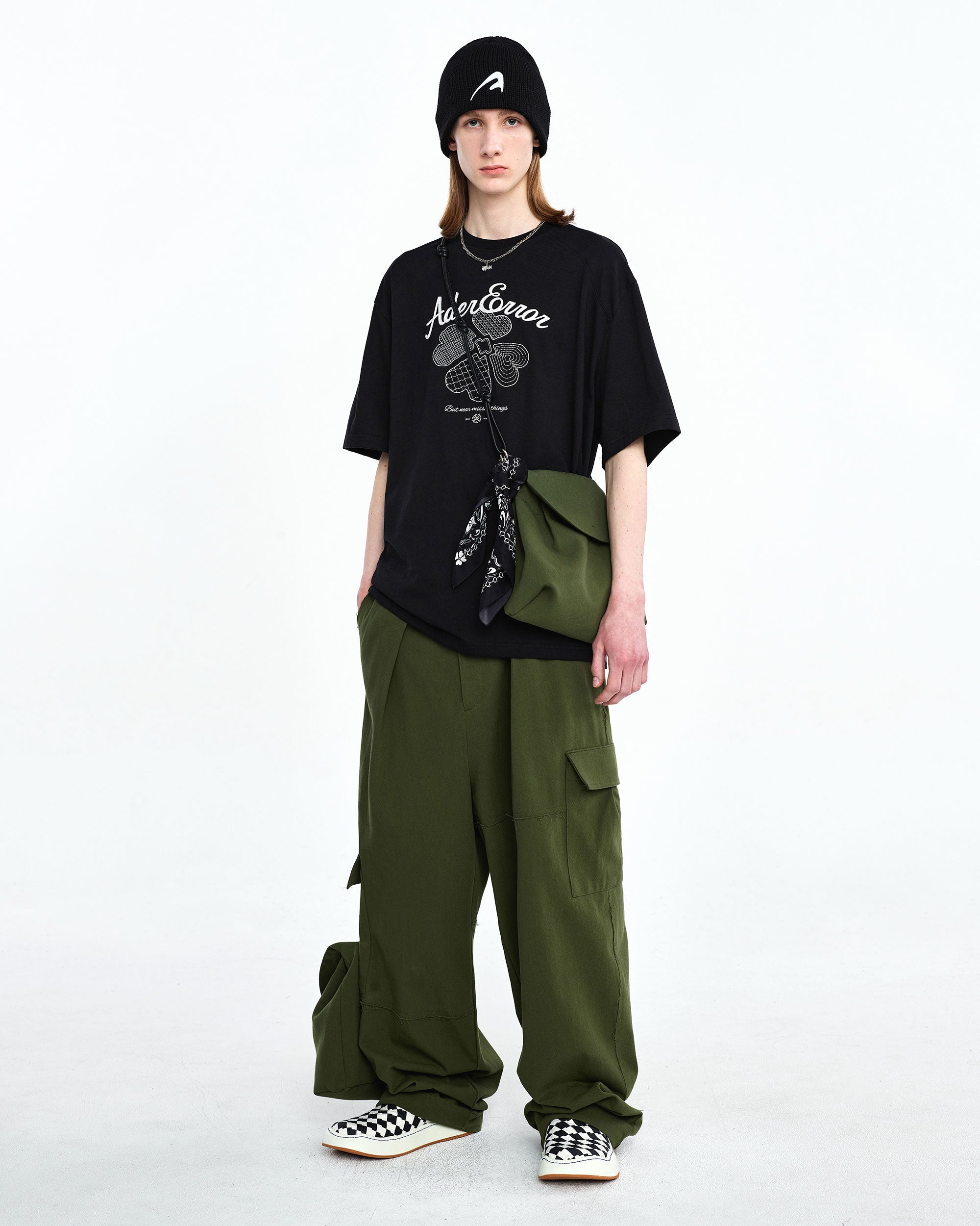 Ader Error - Tever logo t-shirt (Noir) product image 1 | TRAB K-Fashion Australia