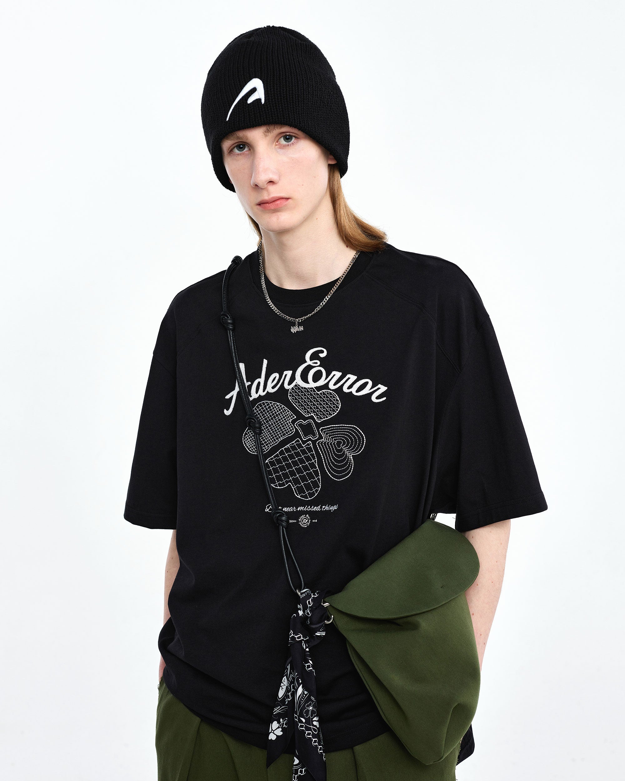 Ader Error - Tever logo t-shirt (Noir) product image 2 | TRAB K-Fashion Australia